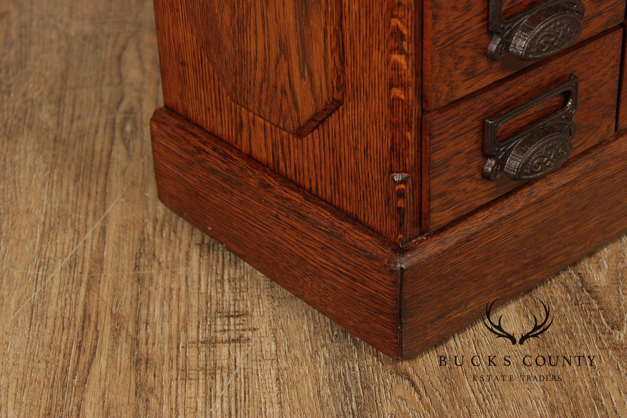 John Danner Antique 36-Drawer Oak Country Store Cabinet