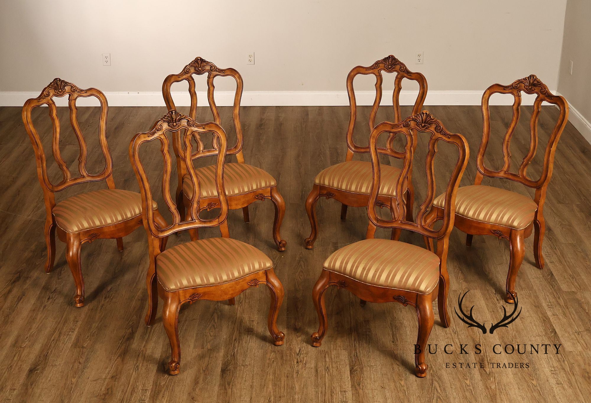 Ethan Allen 'Tuscany' Set of Six Dining Chairs