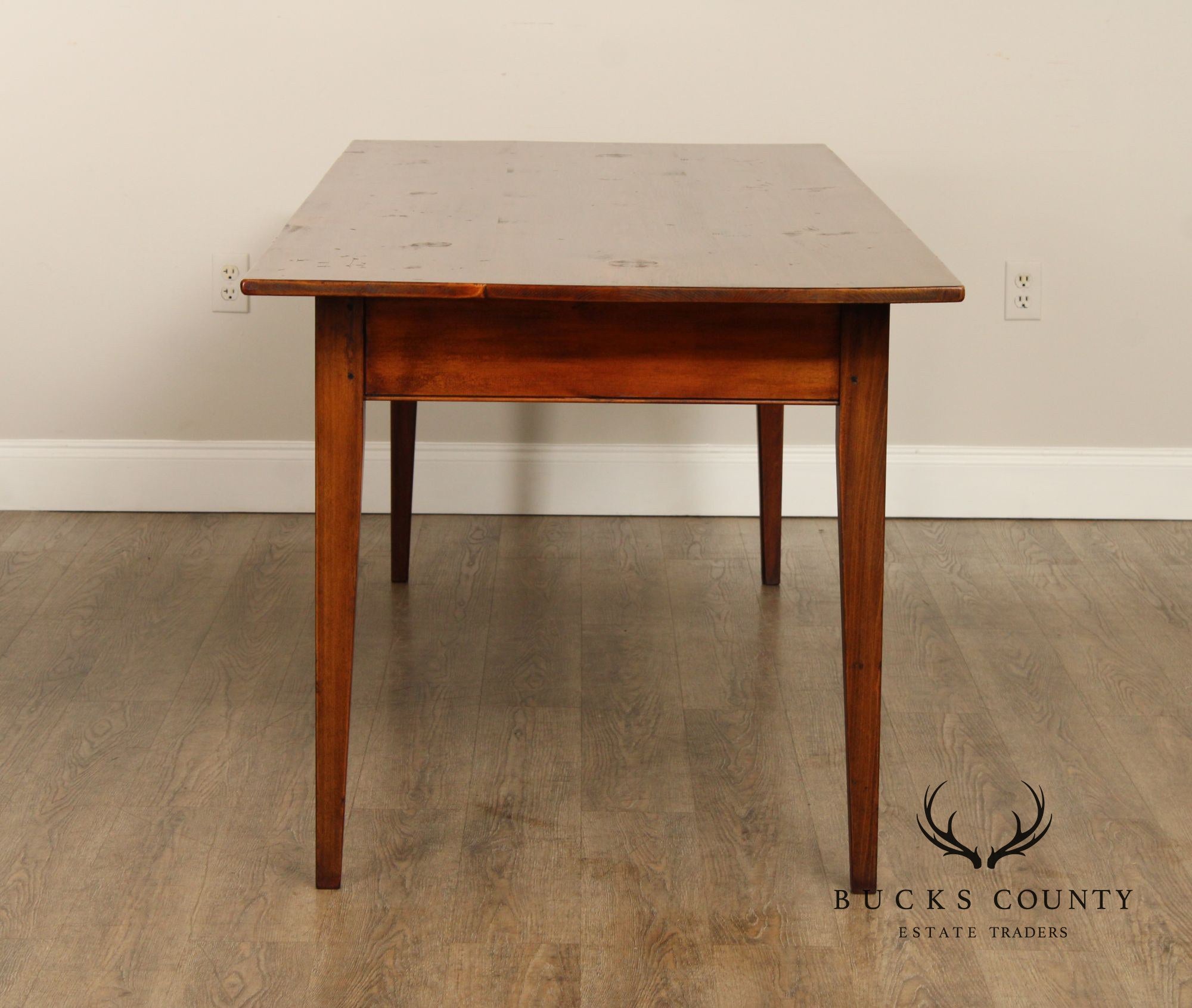 Stephen Von Hohen Quality Bucks County Farmhouse Pine Dining Table