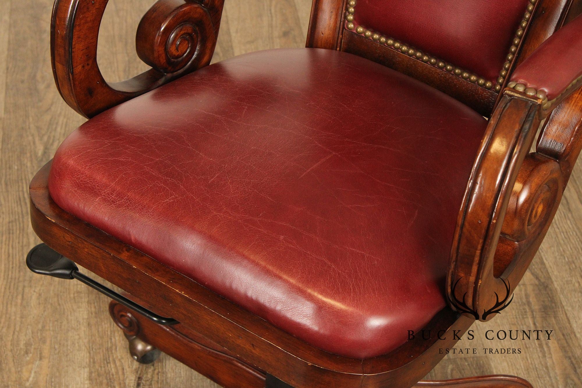 Bradington-Young Hooker Furniture 'Brayden' Leather Office Chair