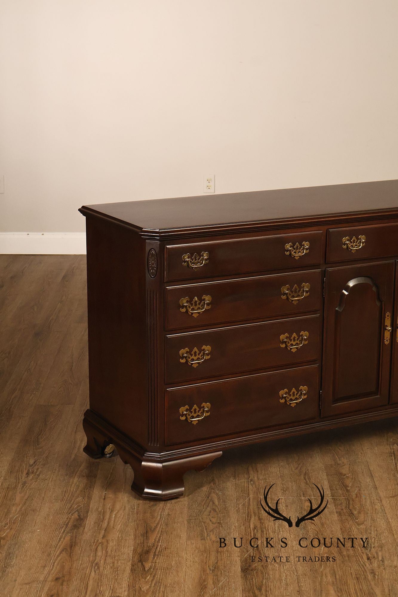 Ethan Allen 'Georgian Court' Cherry Triple Dresser
