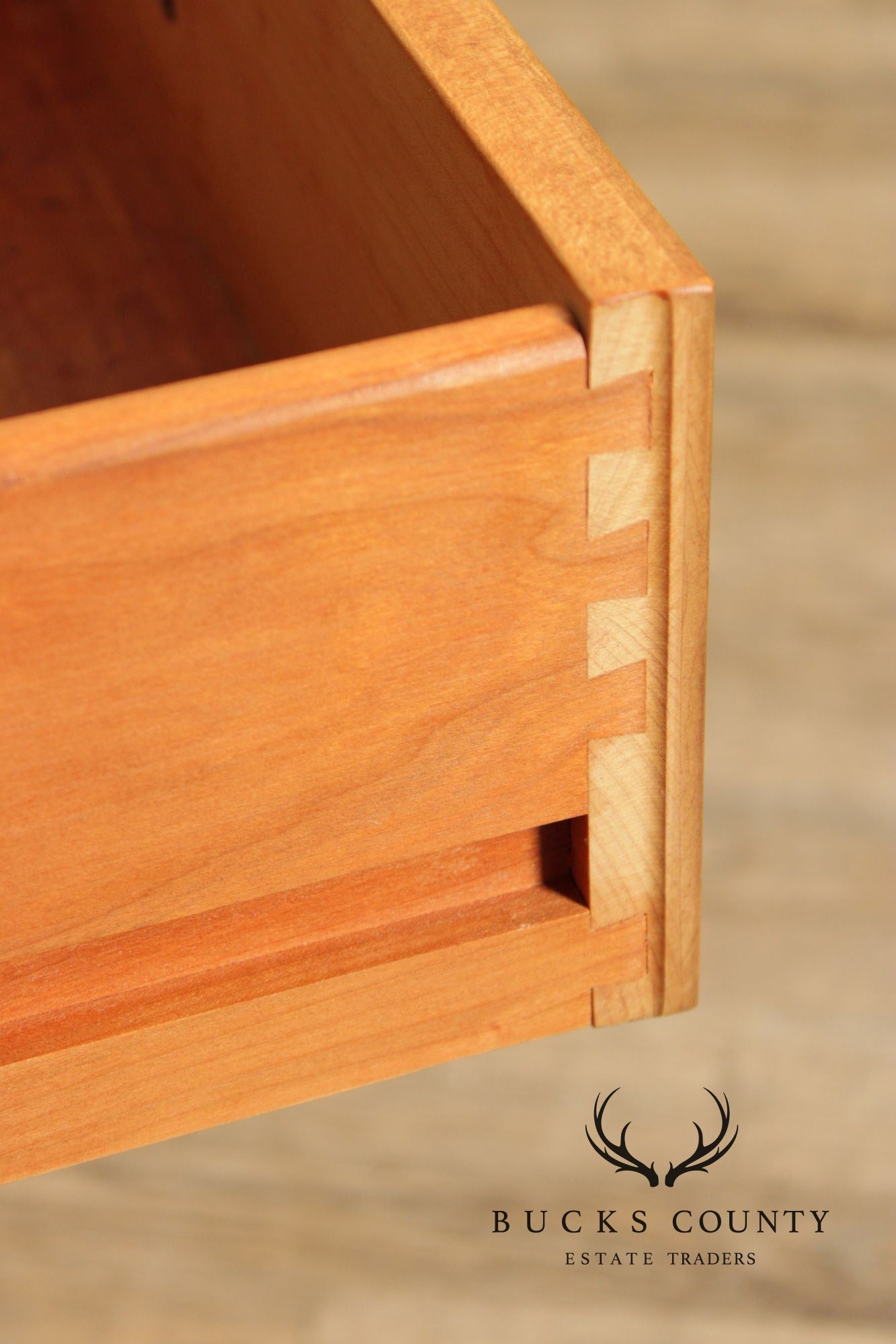 Stickley Mission Collection Harvey Ellis Cherry Three Drawer Nightstand
