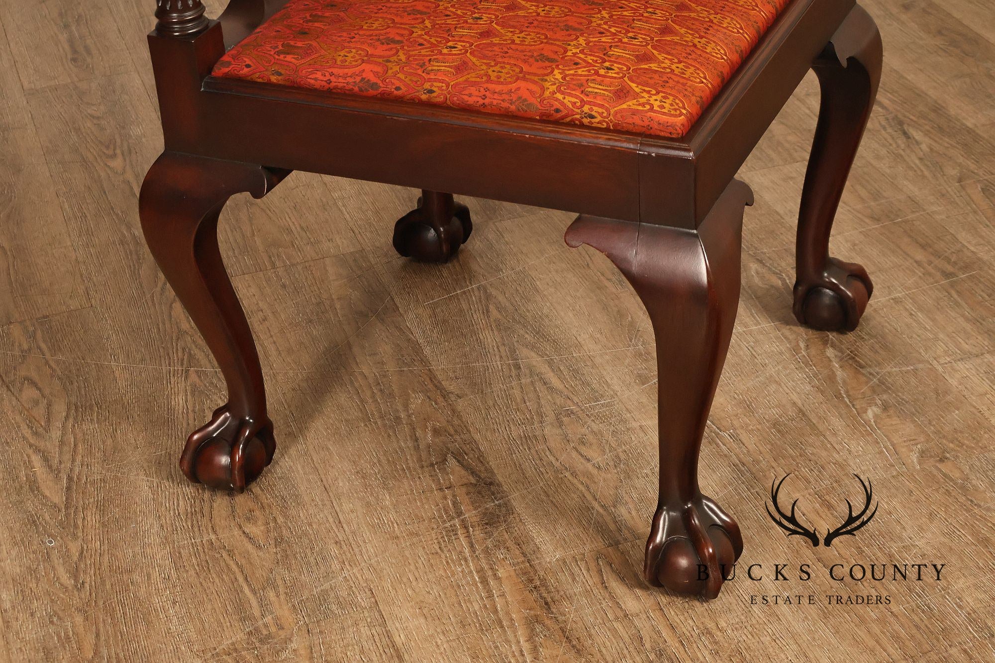 Kittinger Furniture Chippendale Style Mahogany CW-48 Corner Chair