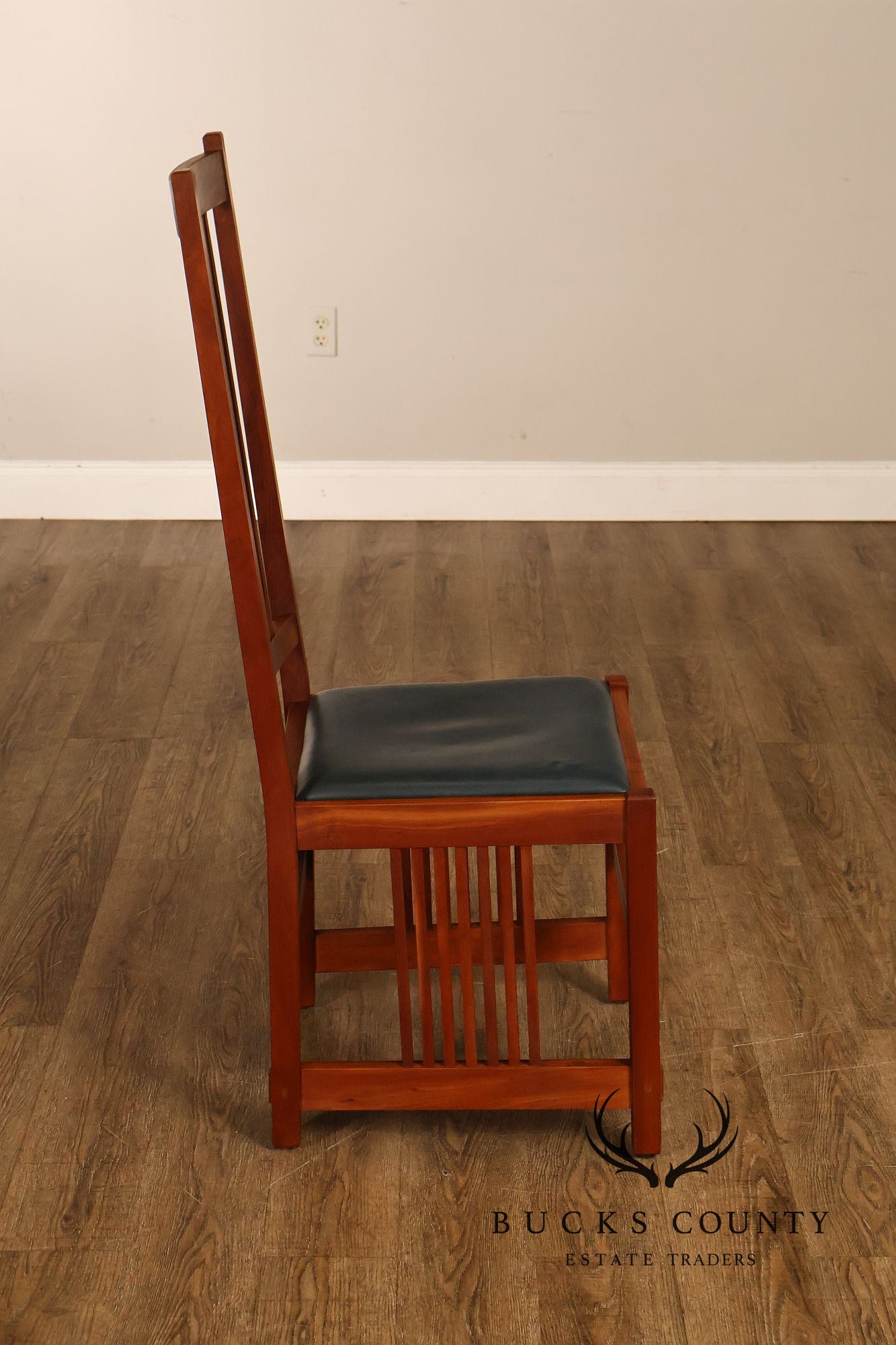 Stickley Mission Collection Cherry Set Of 6 Spindle Back Dining Chairs