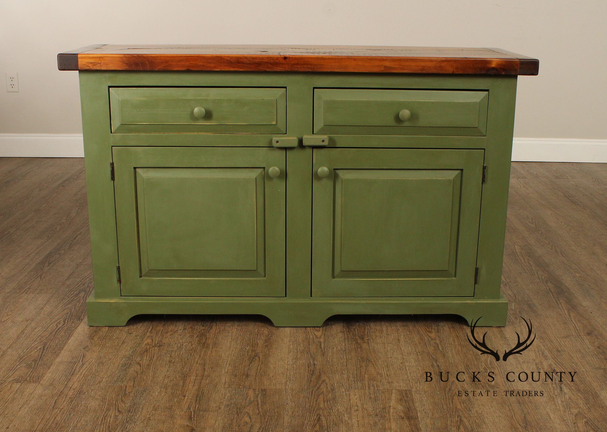 Farmhouse Style Painted Buffet Server