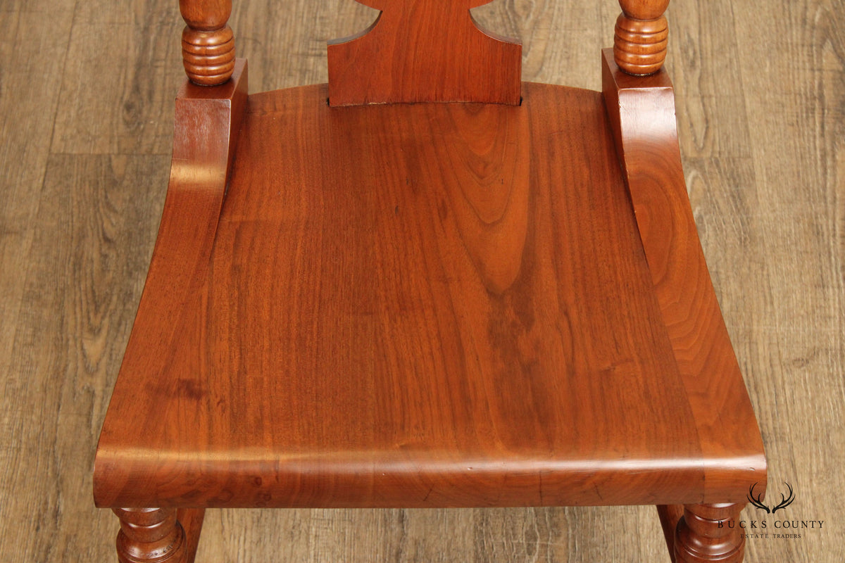 Branson Snider Benchmade Set of Four Cherry Dining Side Chairs