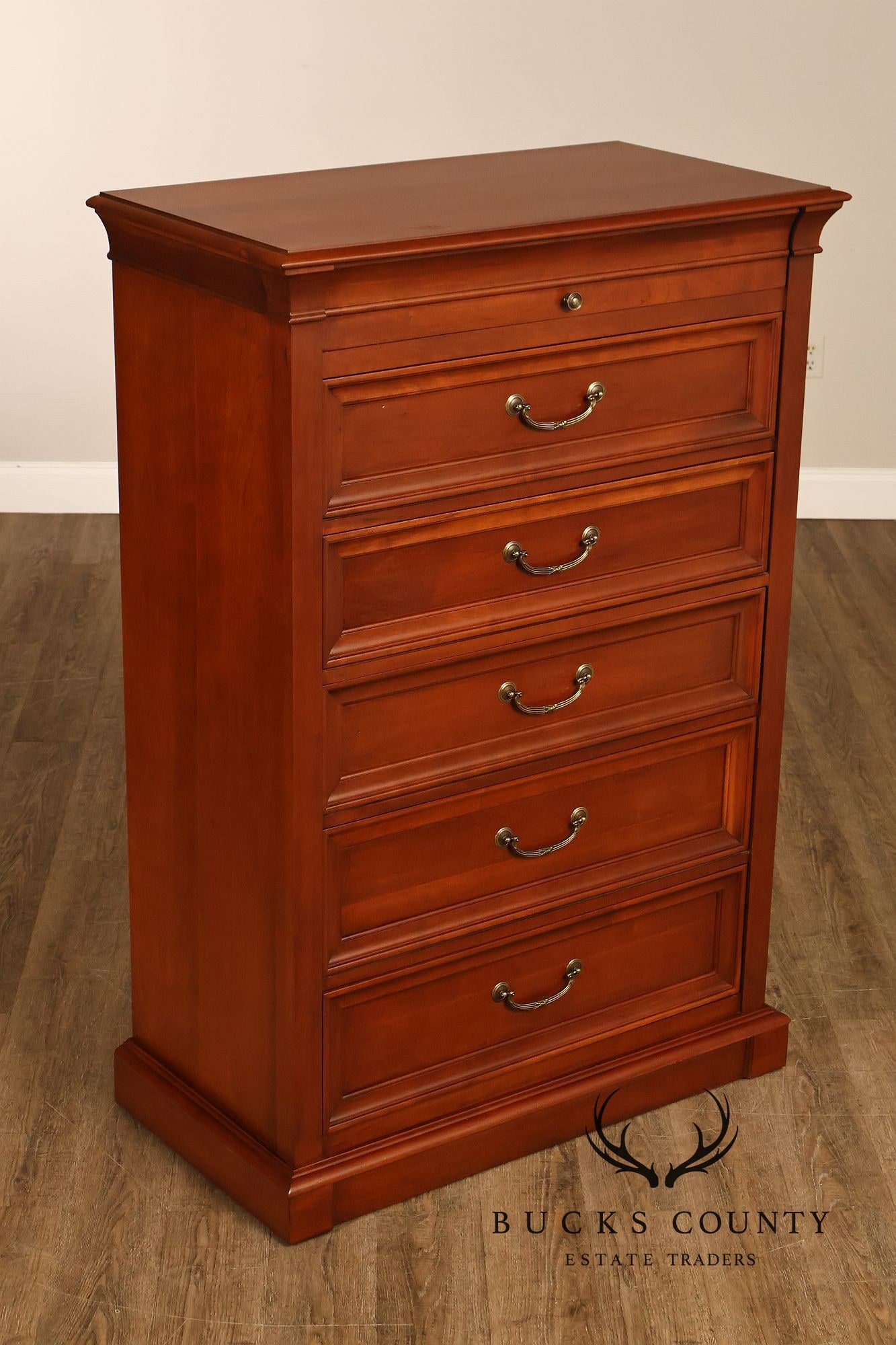 Ethan Allen 'Medallion' Cherry Tall Chest of Drawers