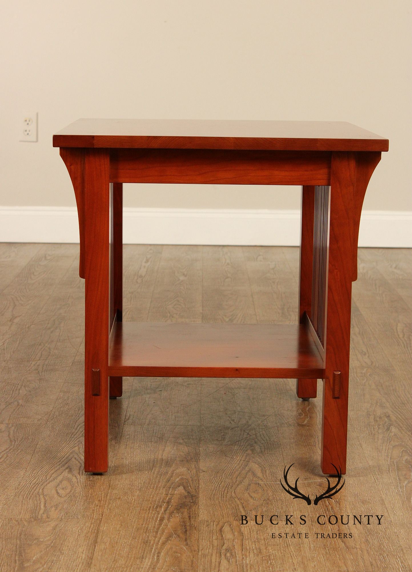 Stickley Mission Collection Cherry Spindle End Table