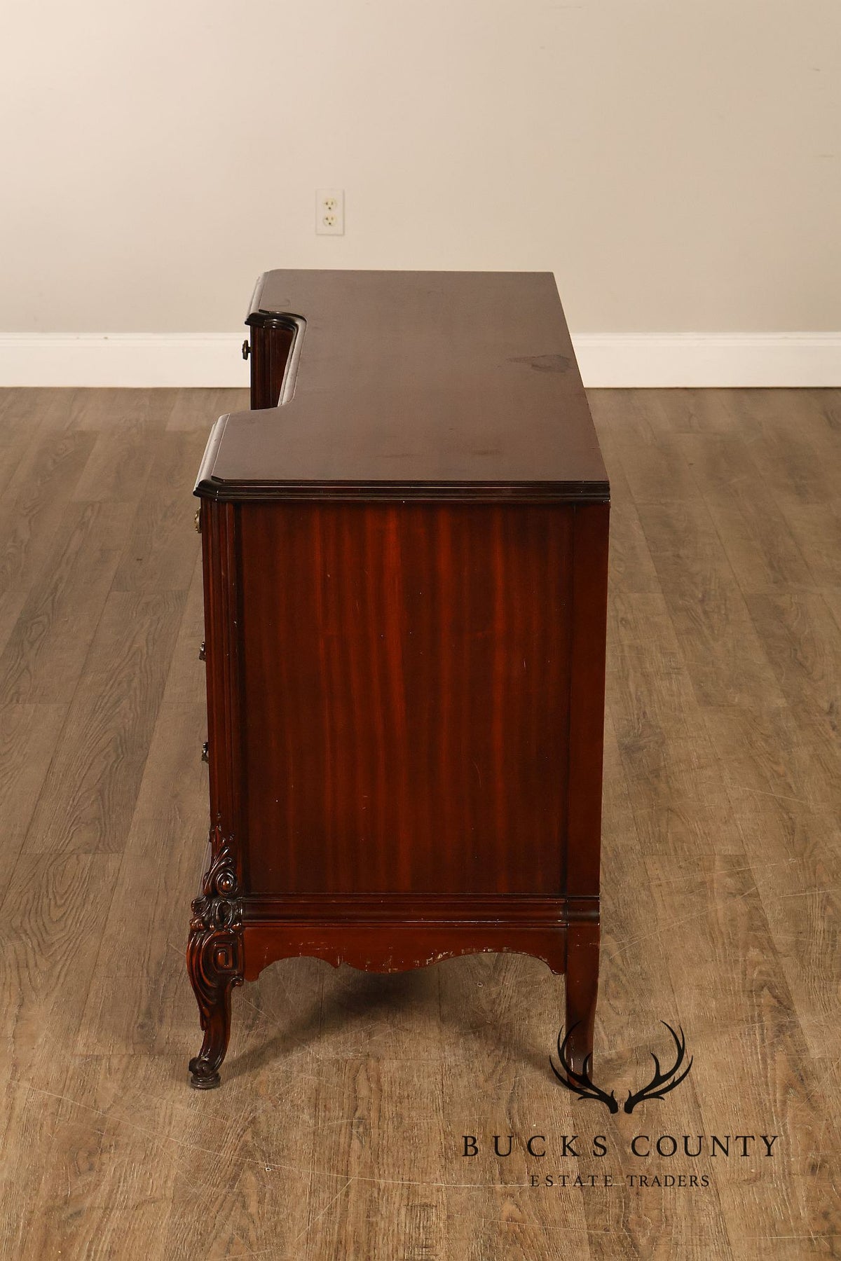 1940’s Flame Mahogany Writing Desk