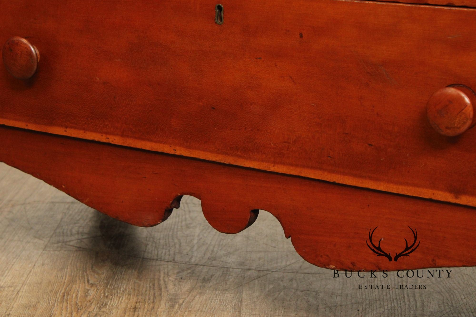 Antique American Federal Period Cherry Chest of Drawers