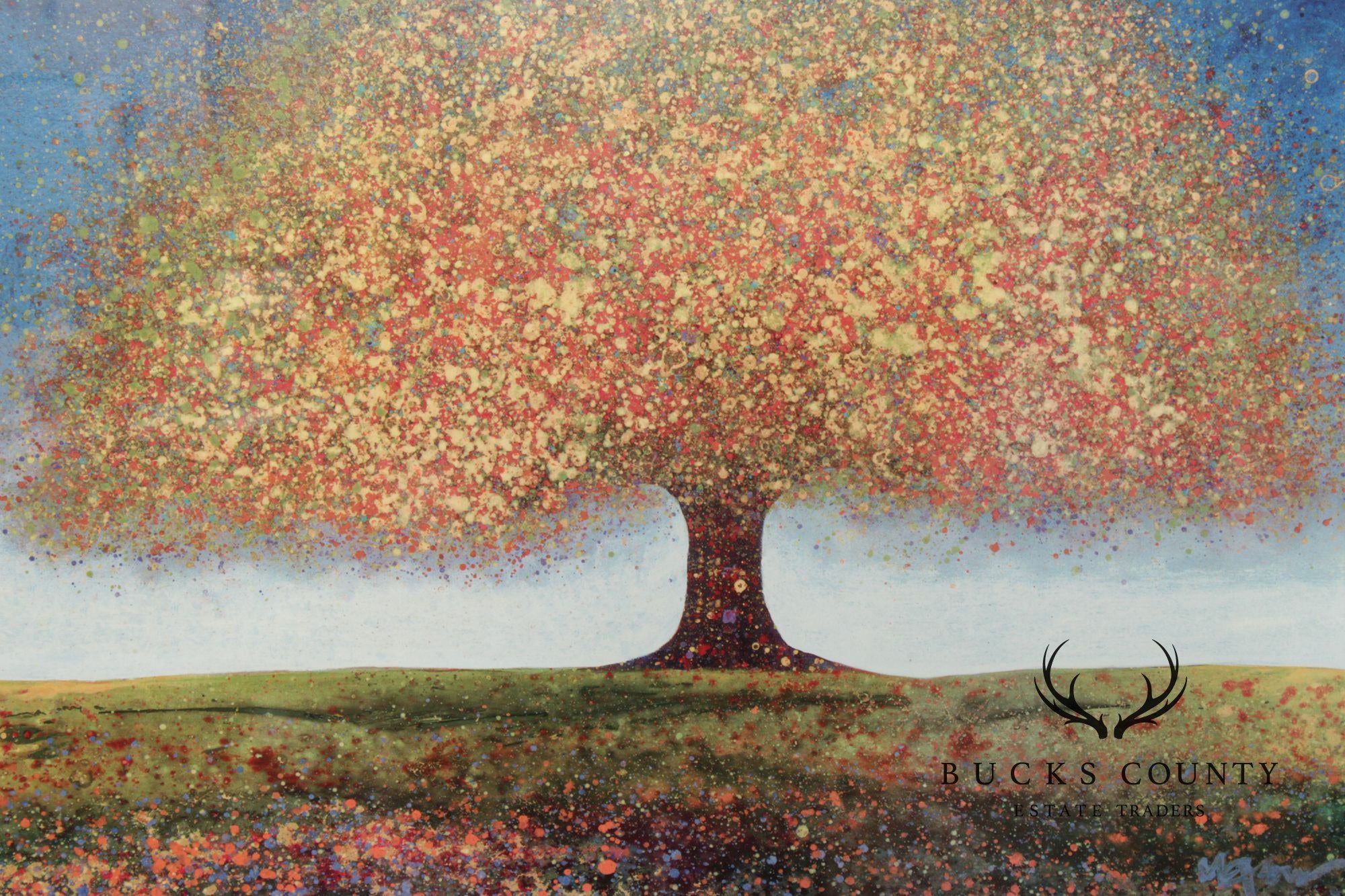 Melissa Graves-Brown Framed Print, 'Blue Dreaming Tree'