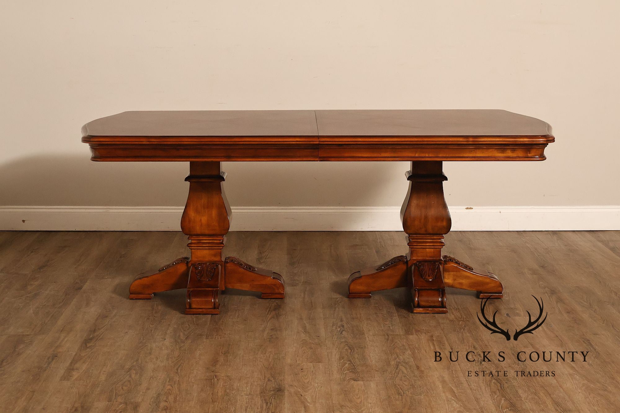 Ethan Allen 'Tuscany' Double Pedestal Dining Table