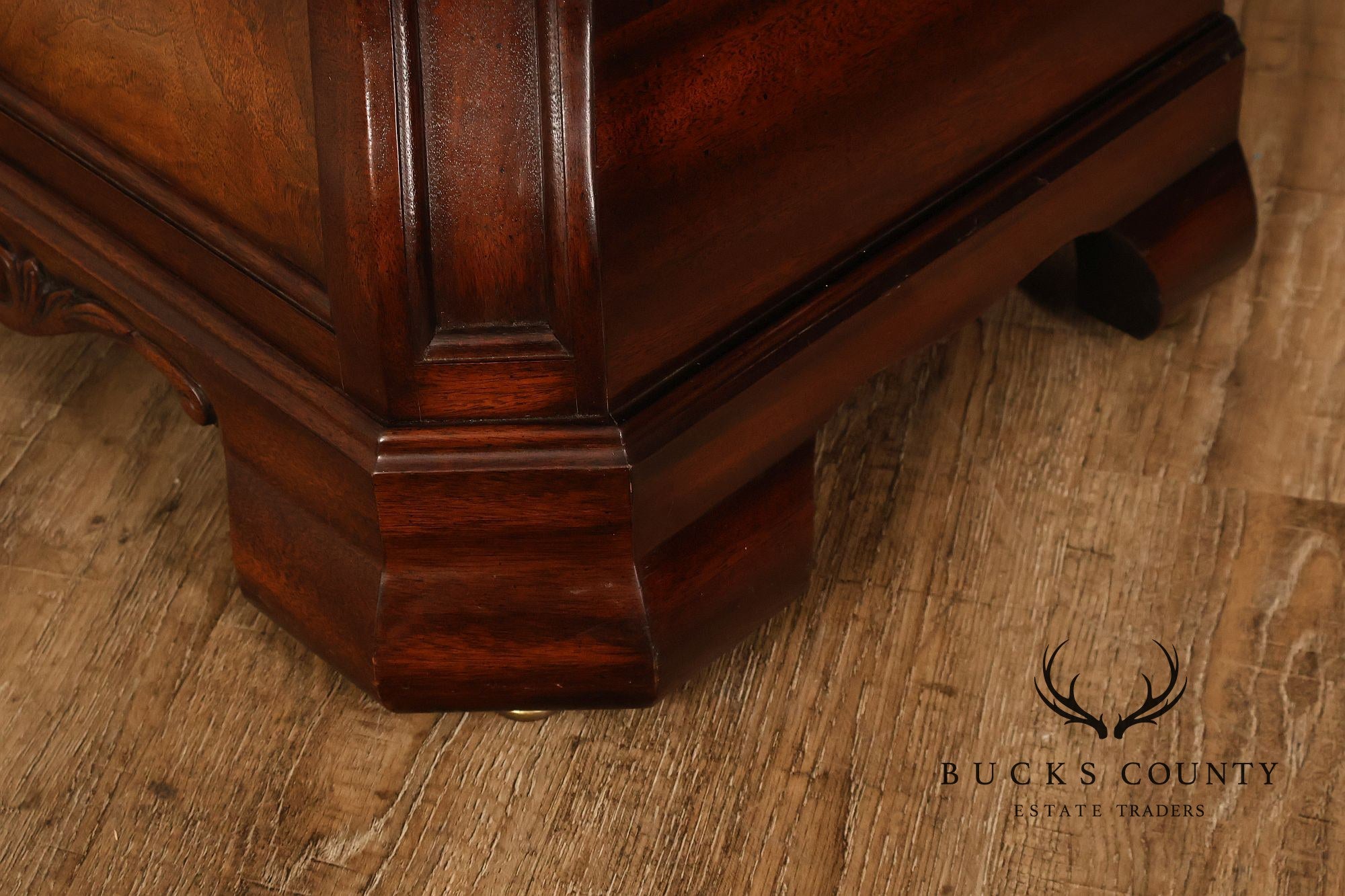 Sligh Mahogany Inlaid Grandfather Clock