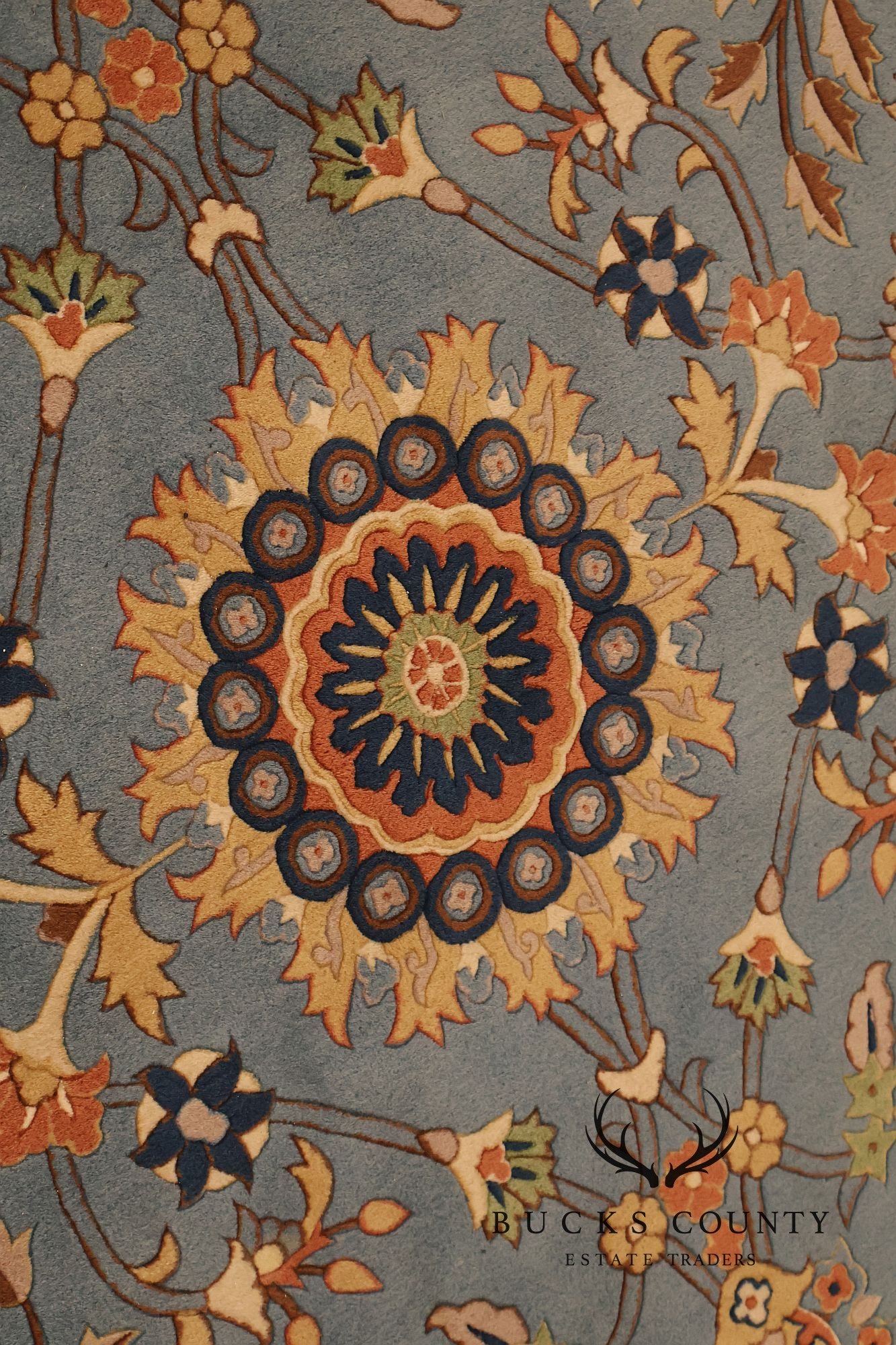Persian Style Hand Knotted Wool Area Rug