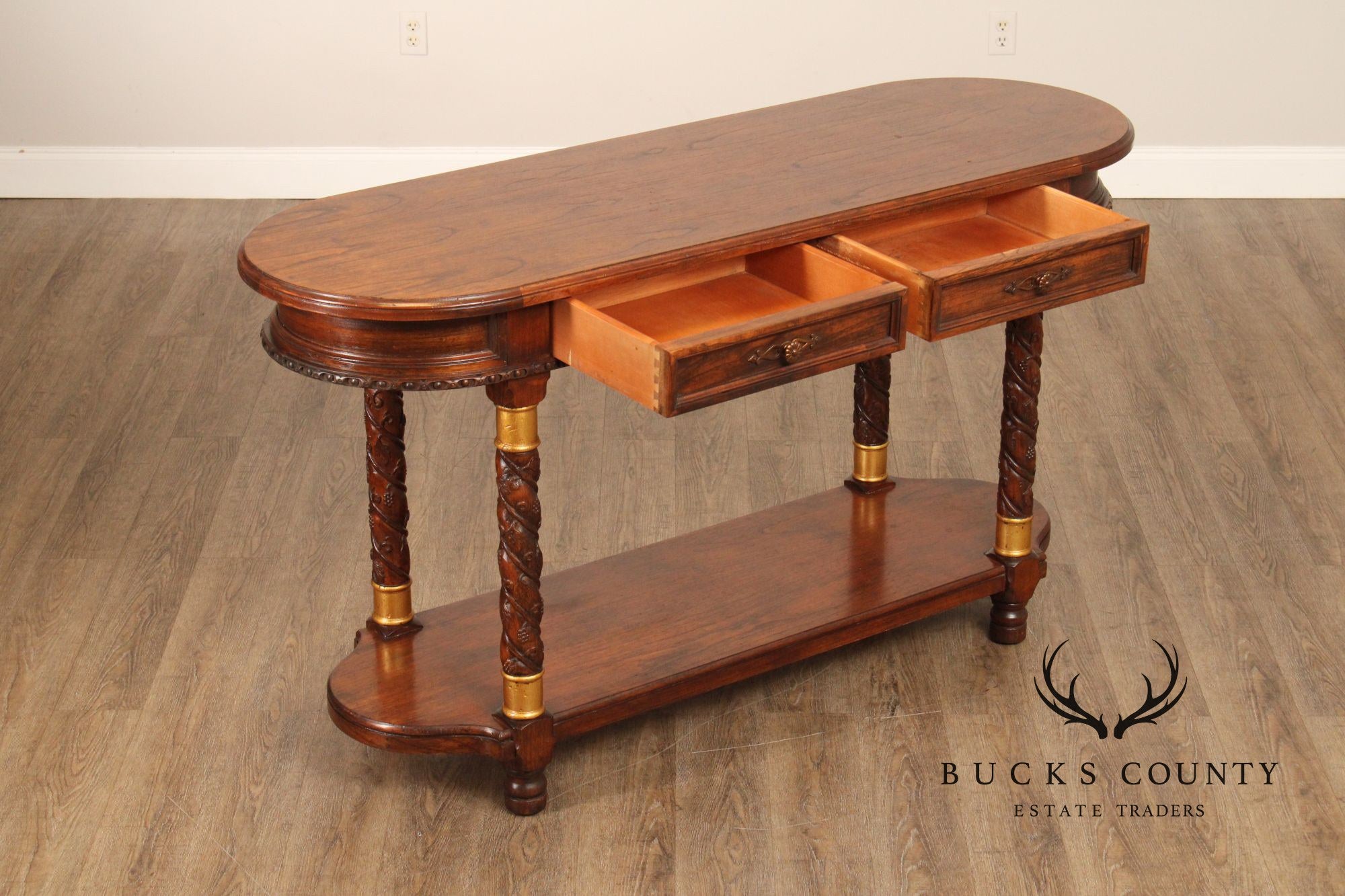 Continental Style Narrow Console Table or Server