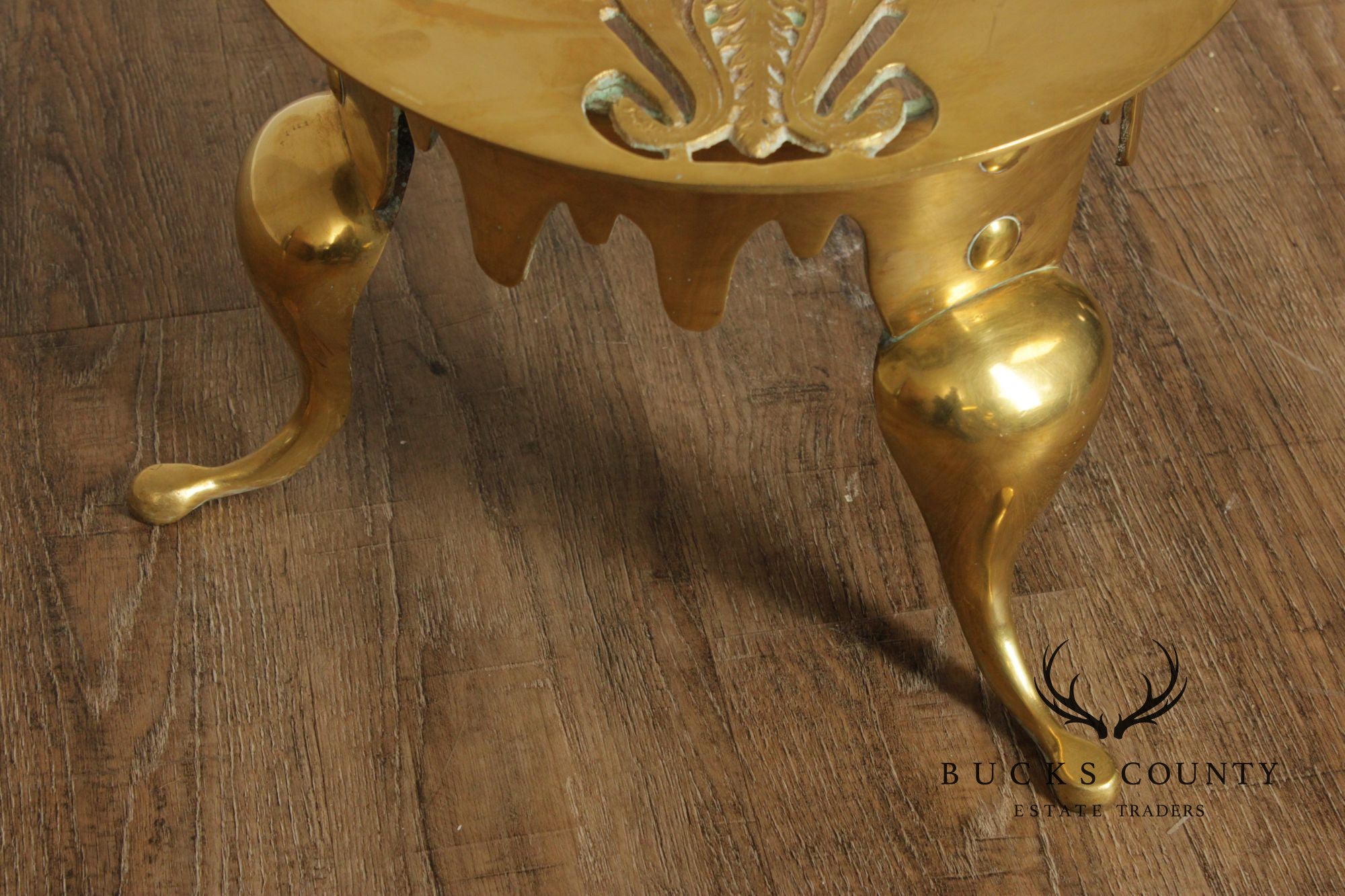 Vintage Brass Kettle Stand