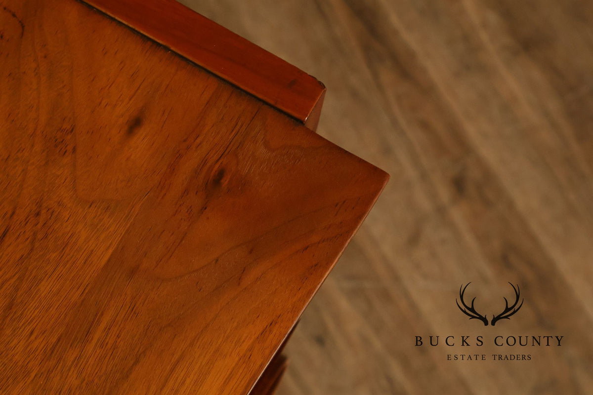 Mid-Century Modern Walnut Bentwood Sculpted Handle Sideboard