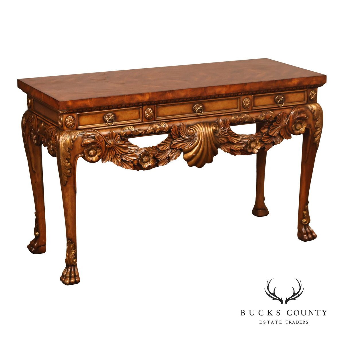 Theodore Alexander Althorp Mahogany George III Style Console Table