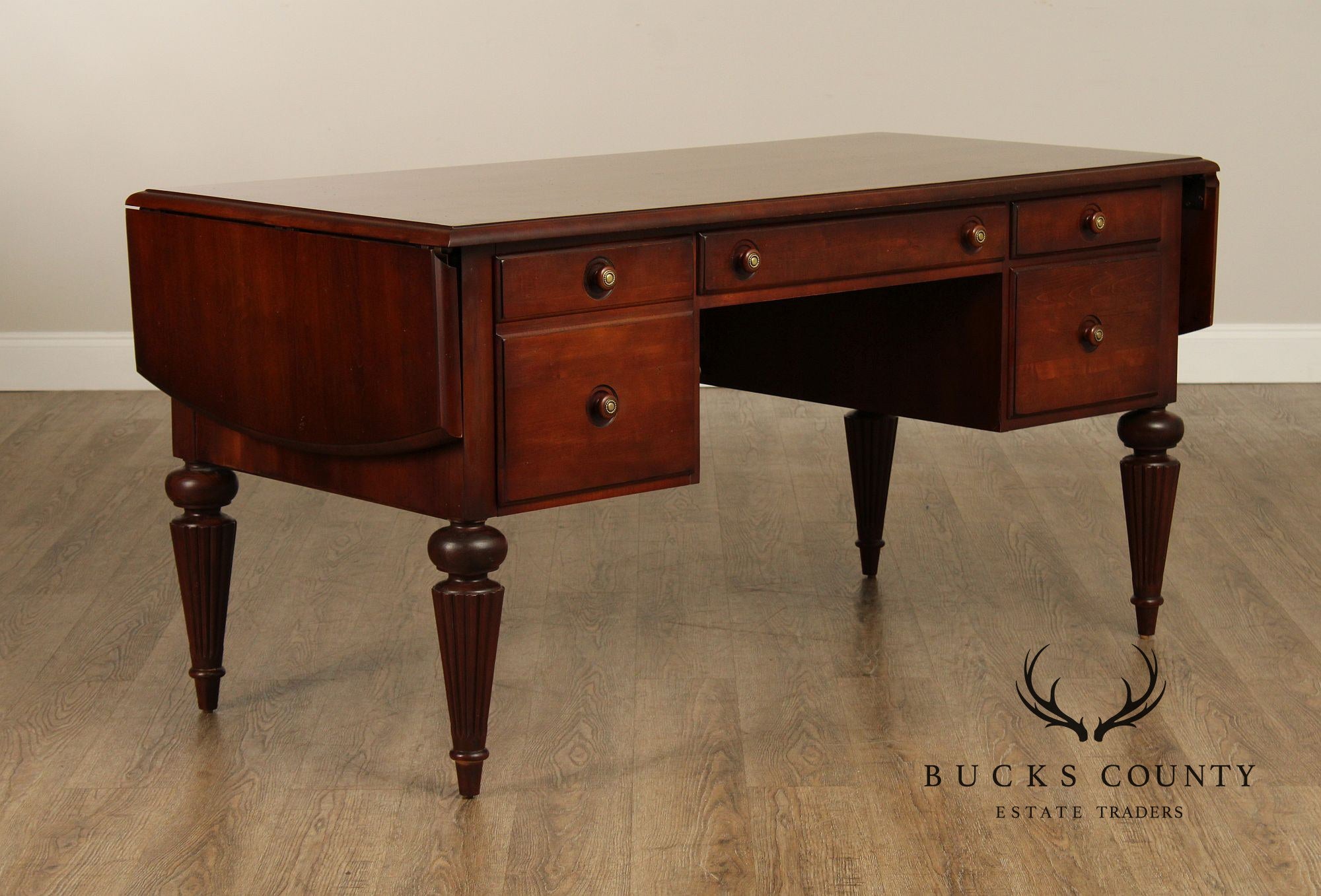 Ethan Allen British Classics Collection 'Marshall' Drop Leaf Writing Desk