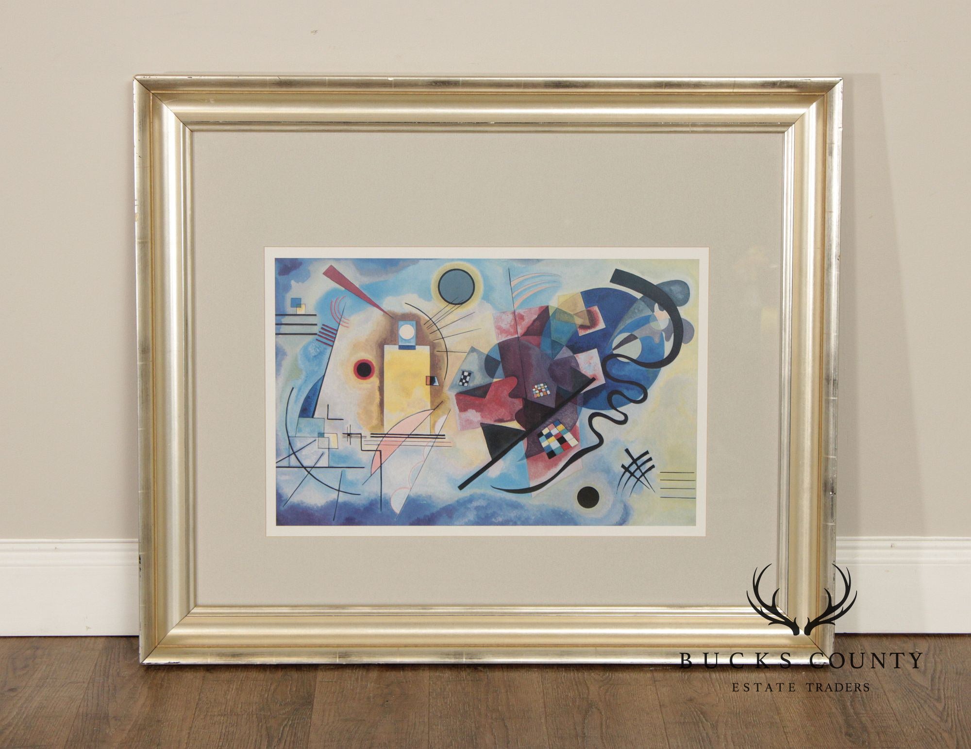Wassily Kandinsky Framed Print, 'Yellow-Red-Blue'