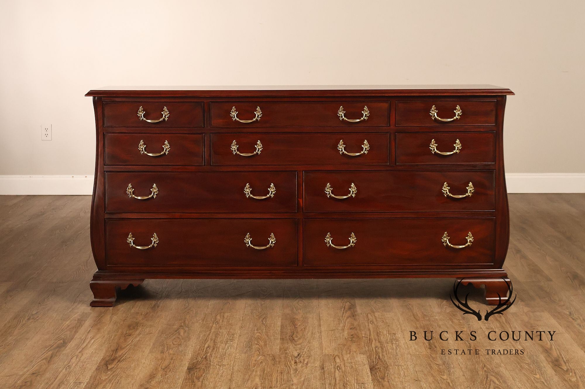 Henkel Harris Solid Mahogany Long Dresser