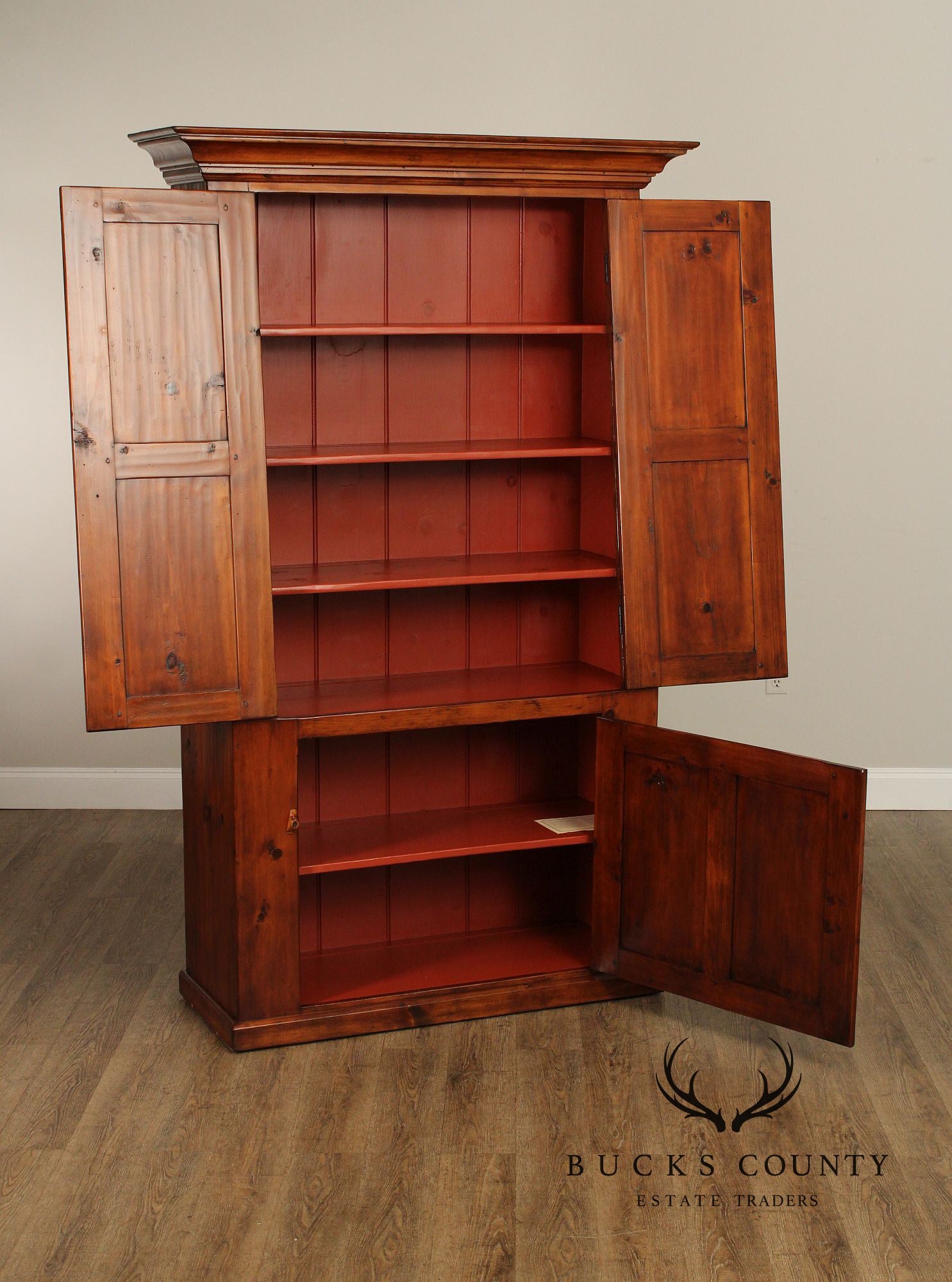 Stephen Von Hohen Pine Pantry Cupboard