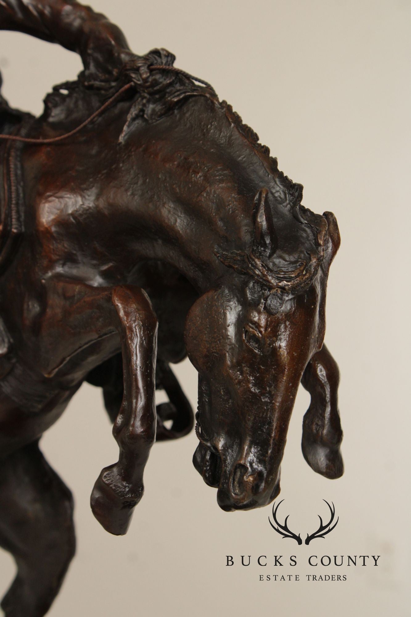 Frederic Remington Bronze Statue, 'Wooly Chaps'