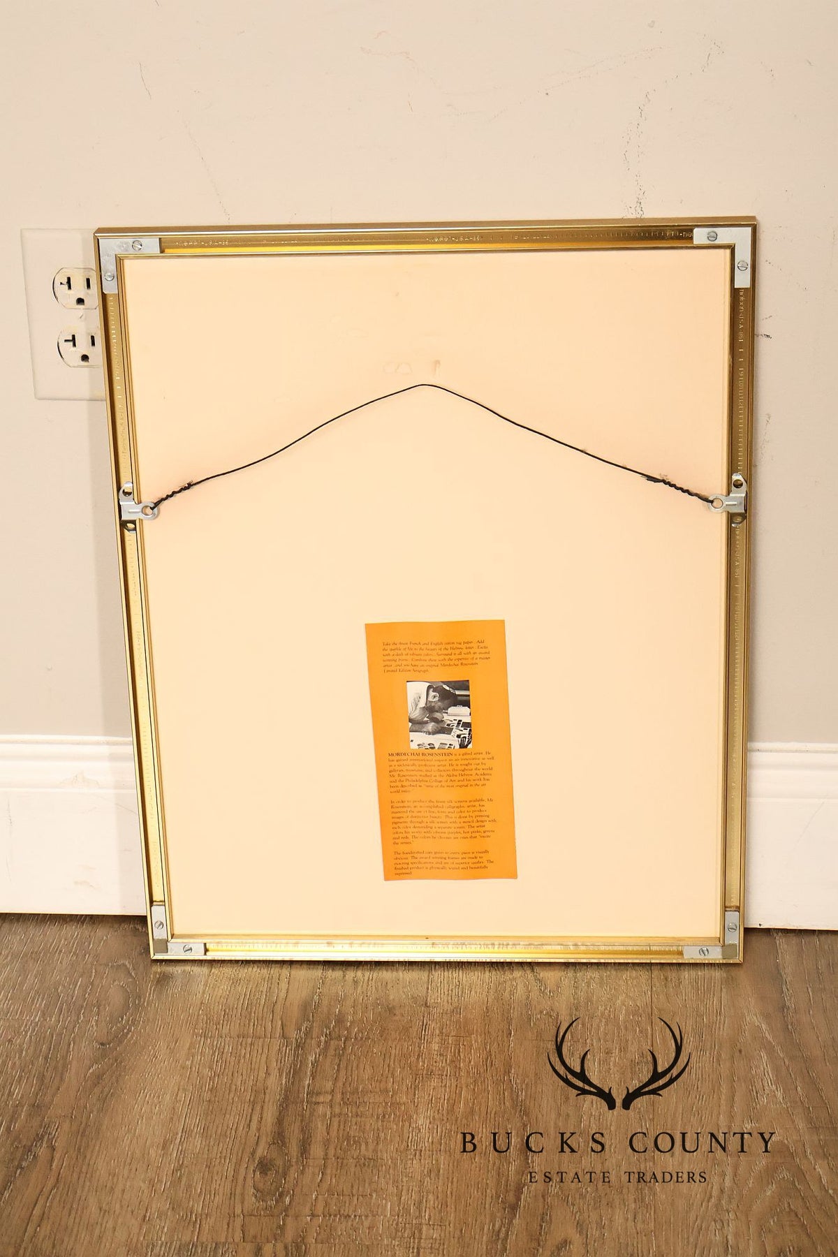 Mordechai Rosenstein Judaica Serigraph, 'For Everything There's a Season'
