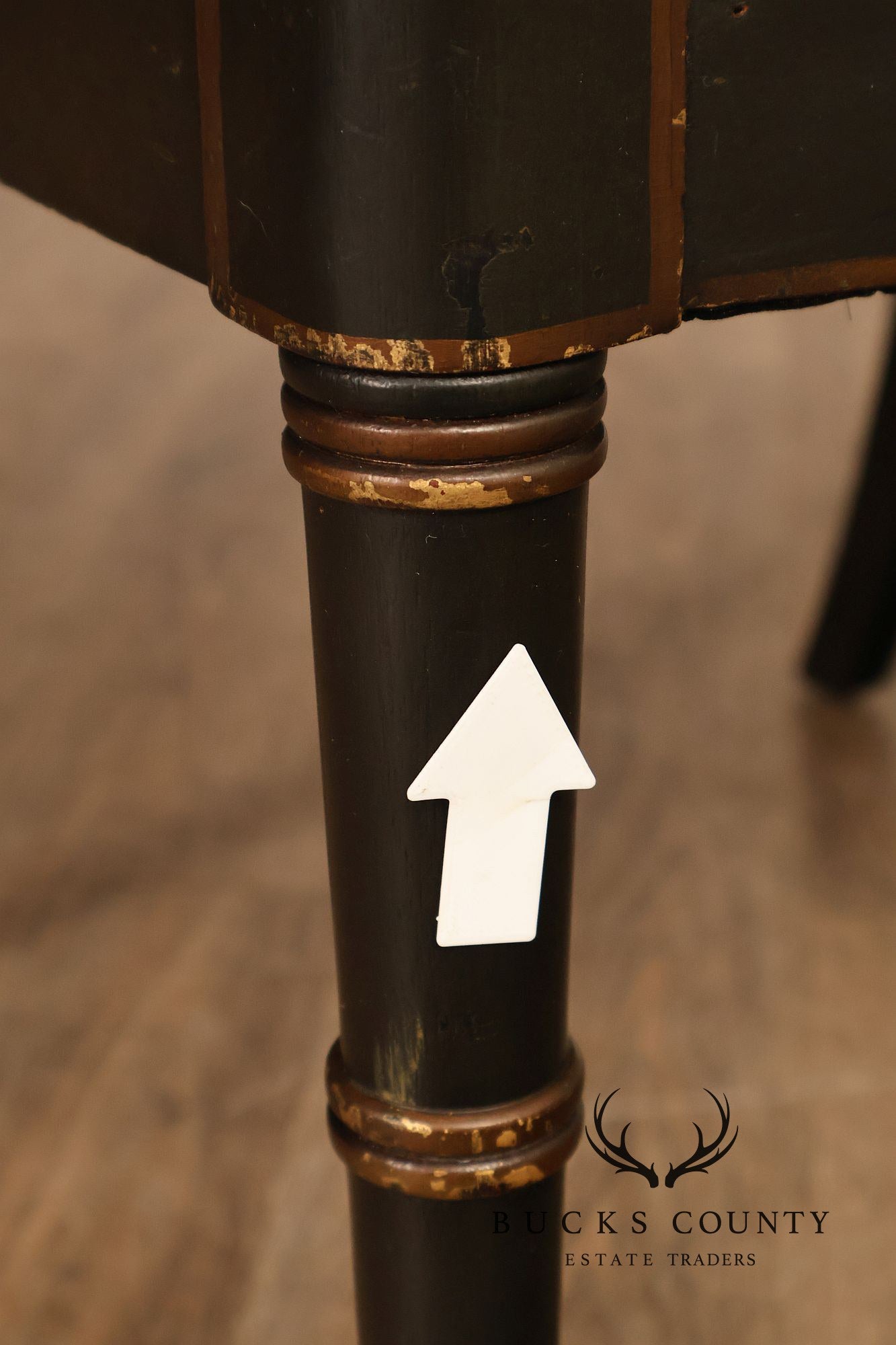 J. L. Pershing & Son Vintage Federal Style Painted Armchair