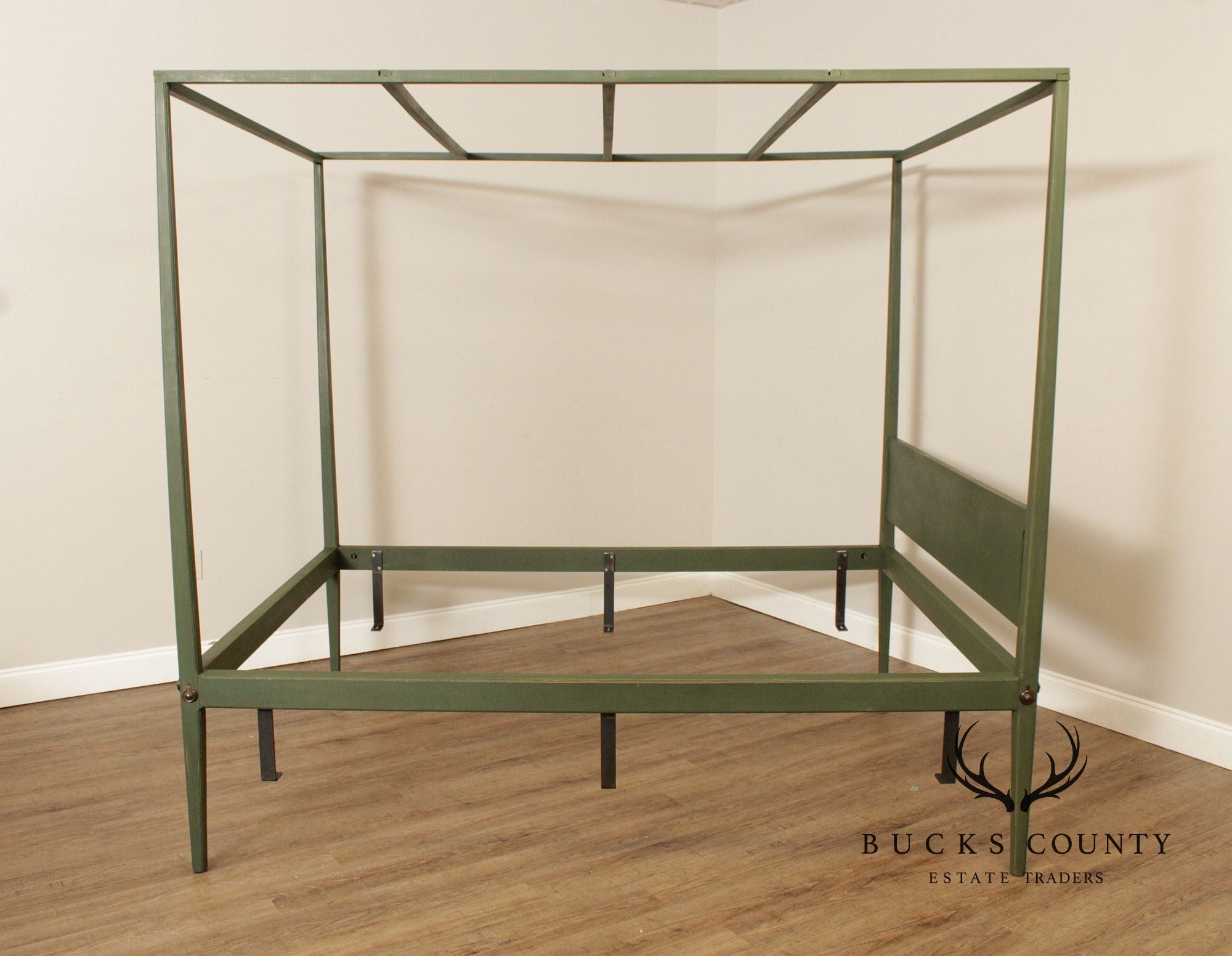 Custom Quality Early American Style Queen Size Canopy Bed