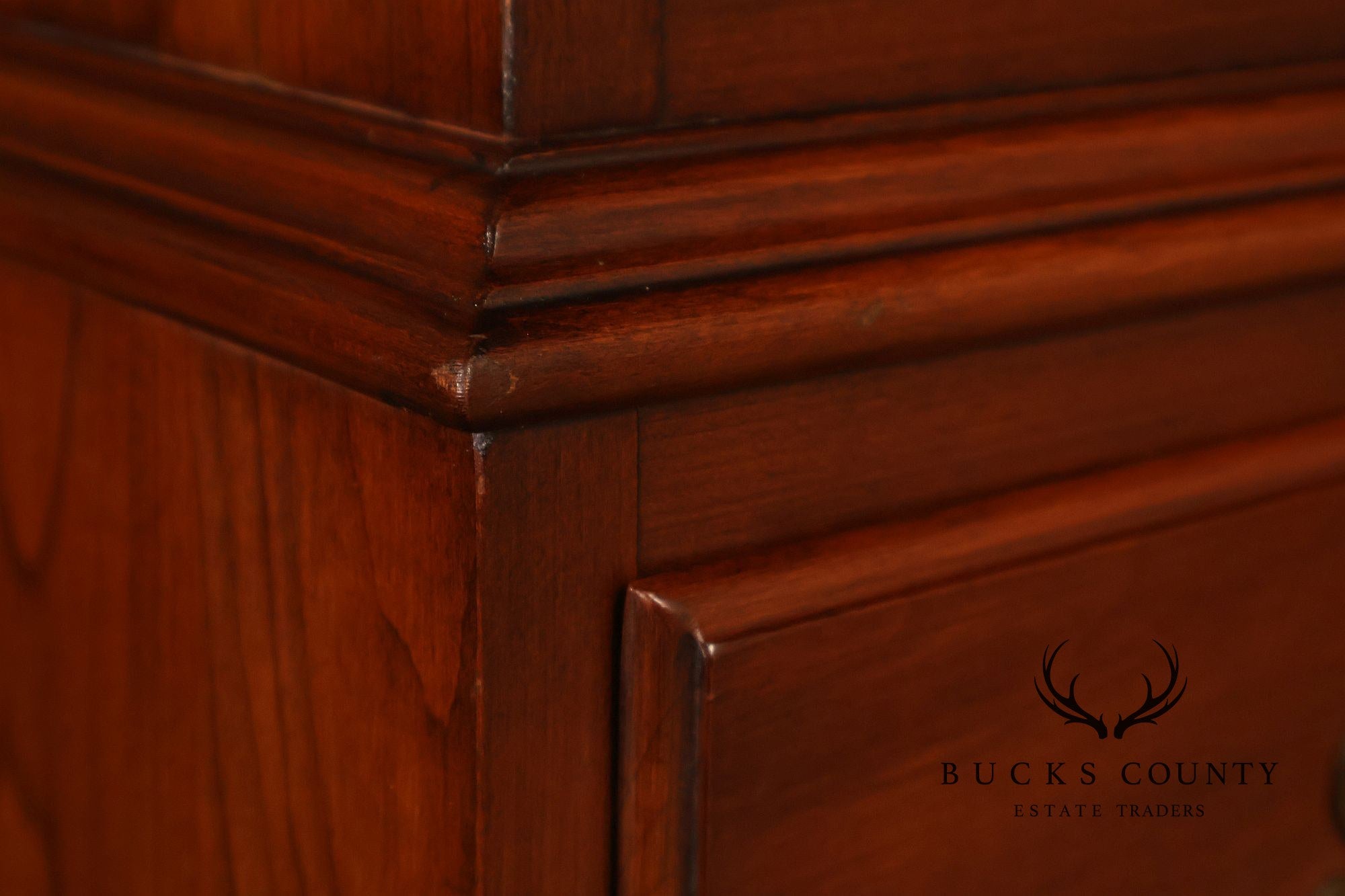 Henkel Harris Chippendale Style Cherry Tall Chest