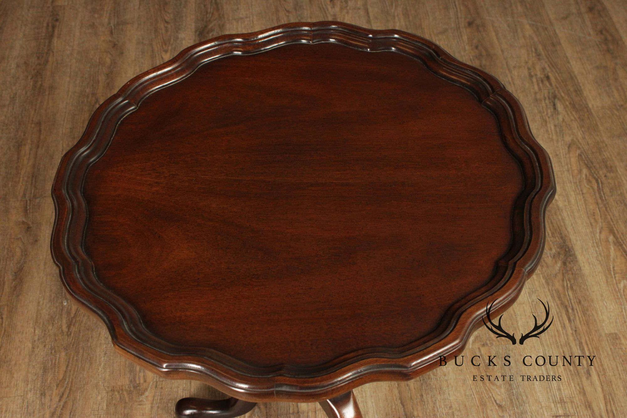 Drexel '18th Century Classics' Mahogany Pie Crust Side Table