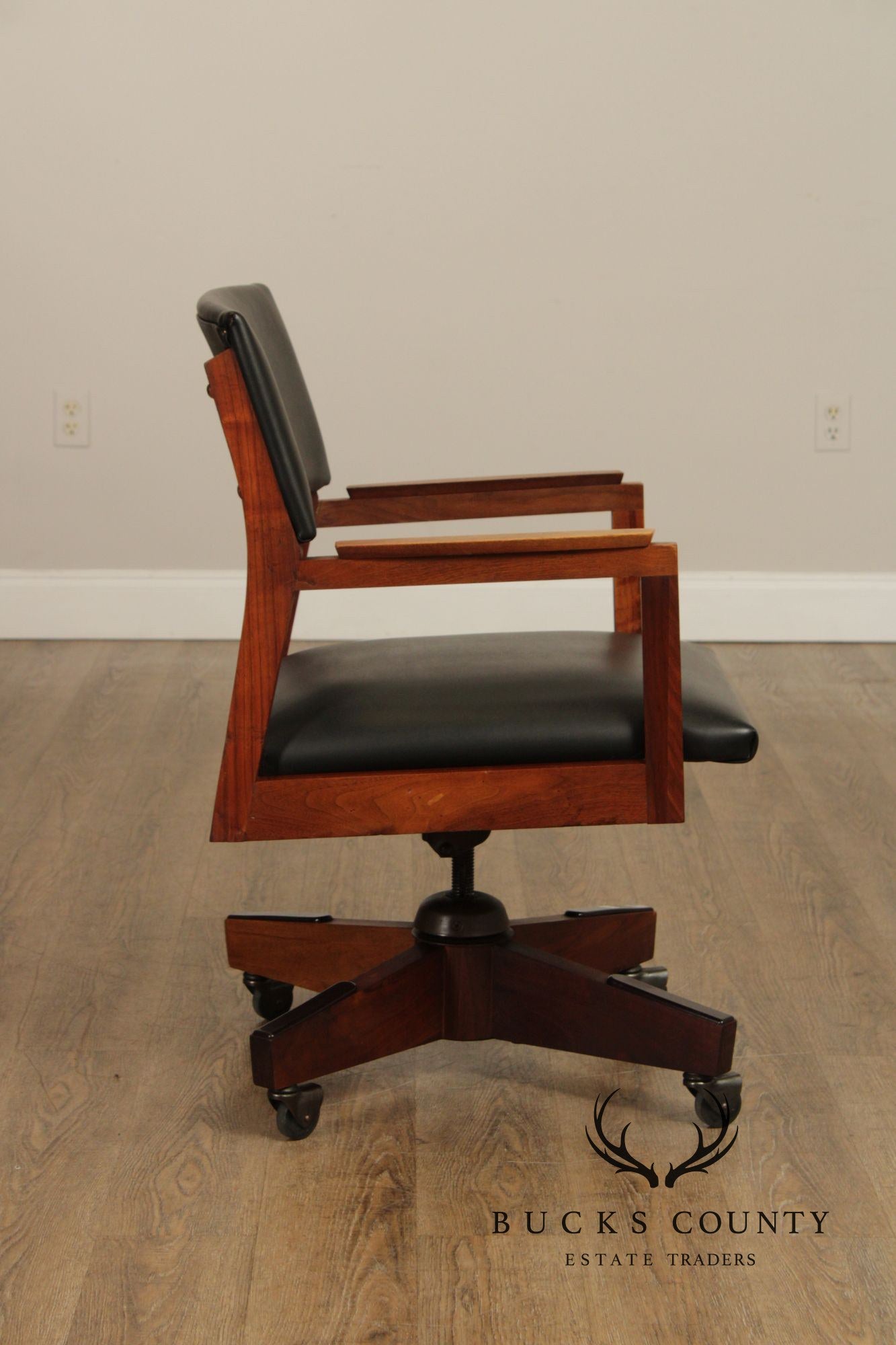 Mid Century Modern Swivel Desk Chair