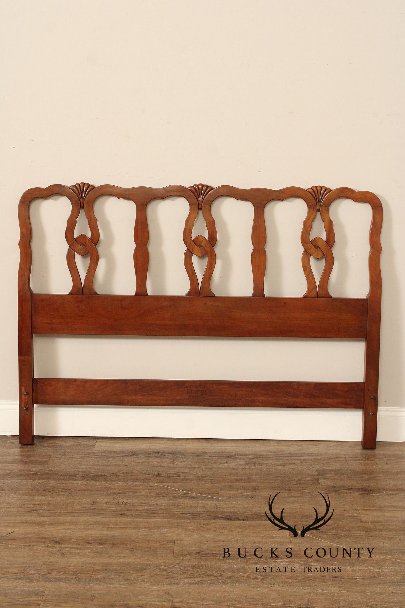 Kindel French Provincial Style Cherry Full Size Headboard