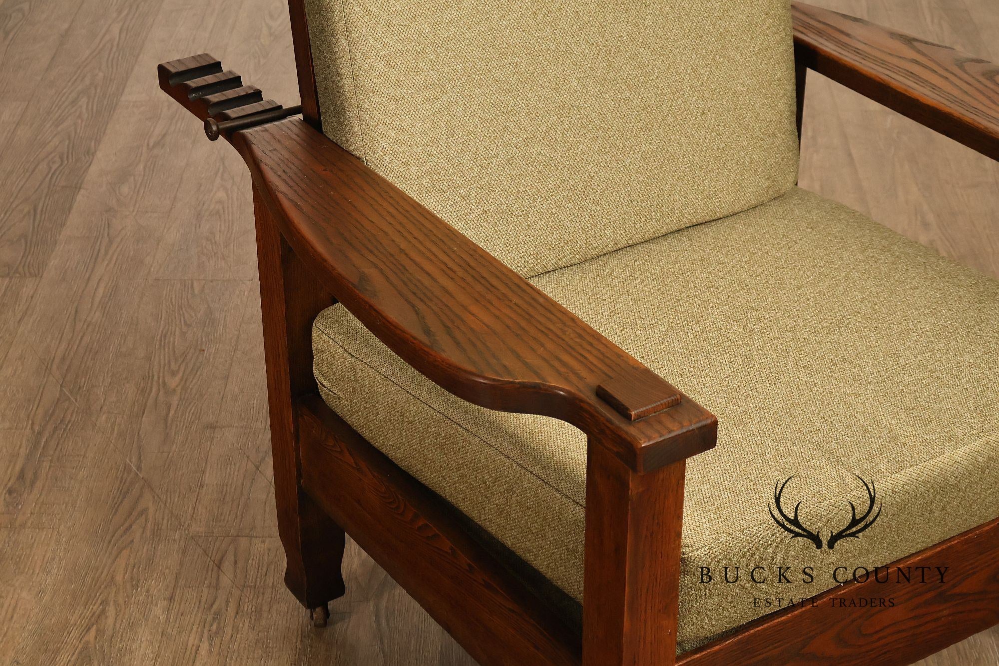 Antique Mission Oak Adjustable Morris Chair