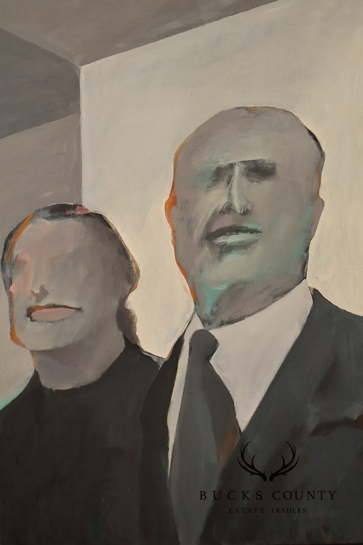Anne Cooper Dobbins Oil Painting, 'Triumverate'