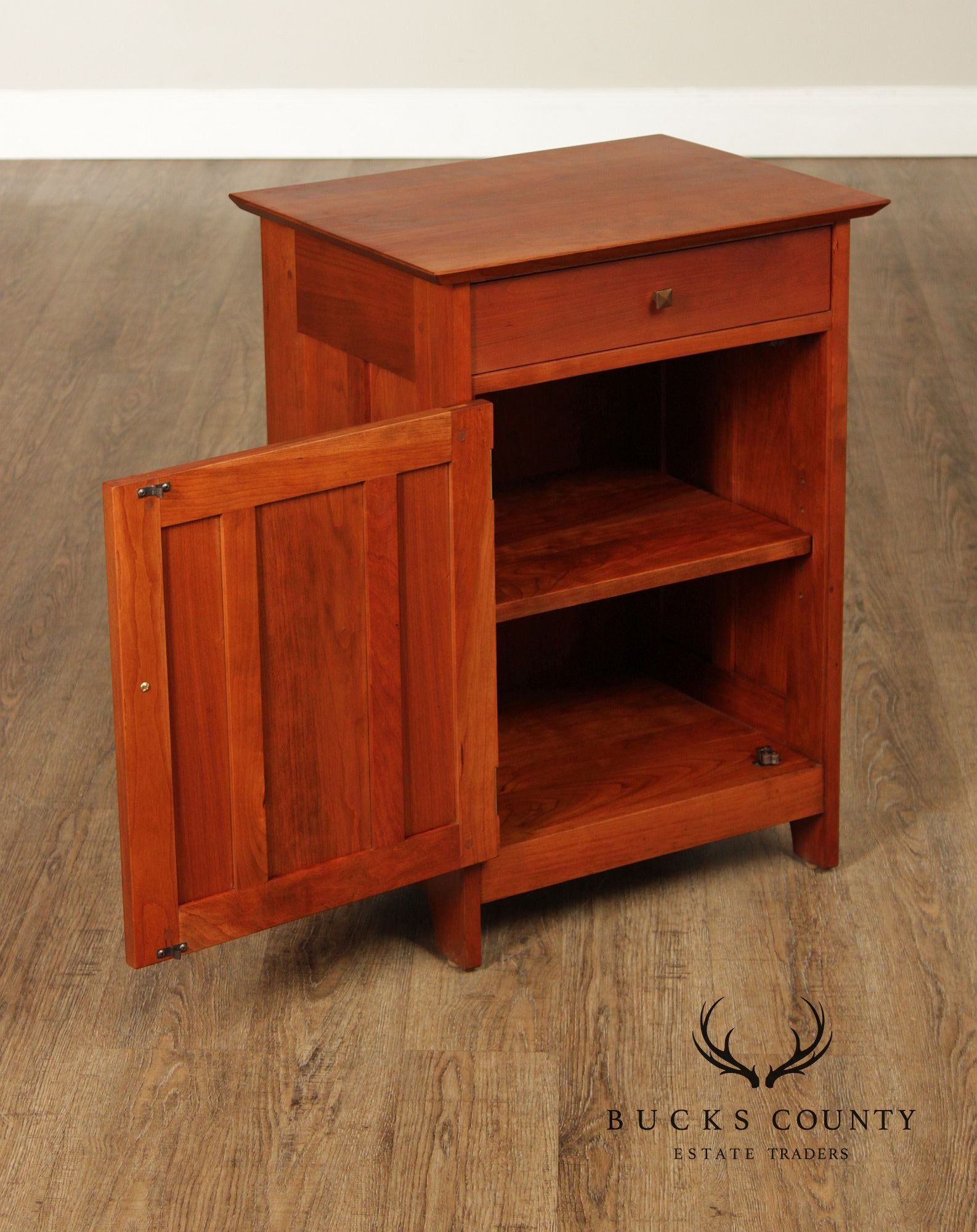 Stickley Collectors' Edition Inlaid Cherry Harvey Ellis Cabinet Nightstand