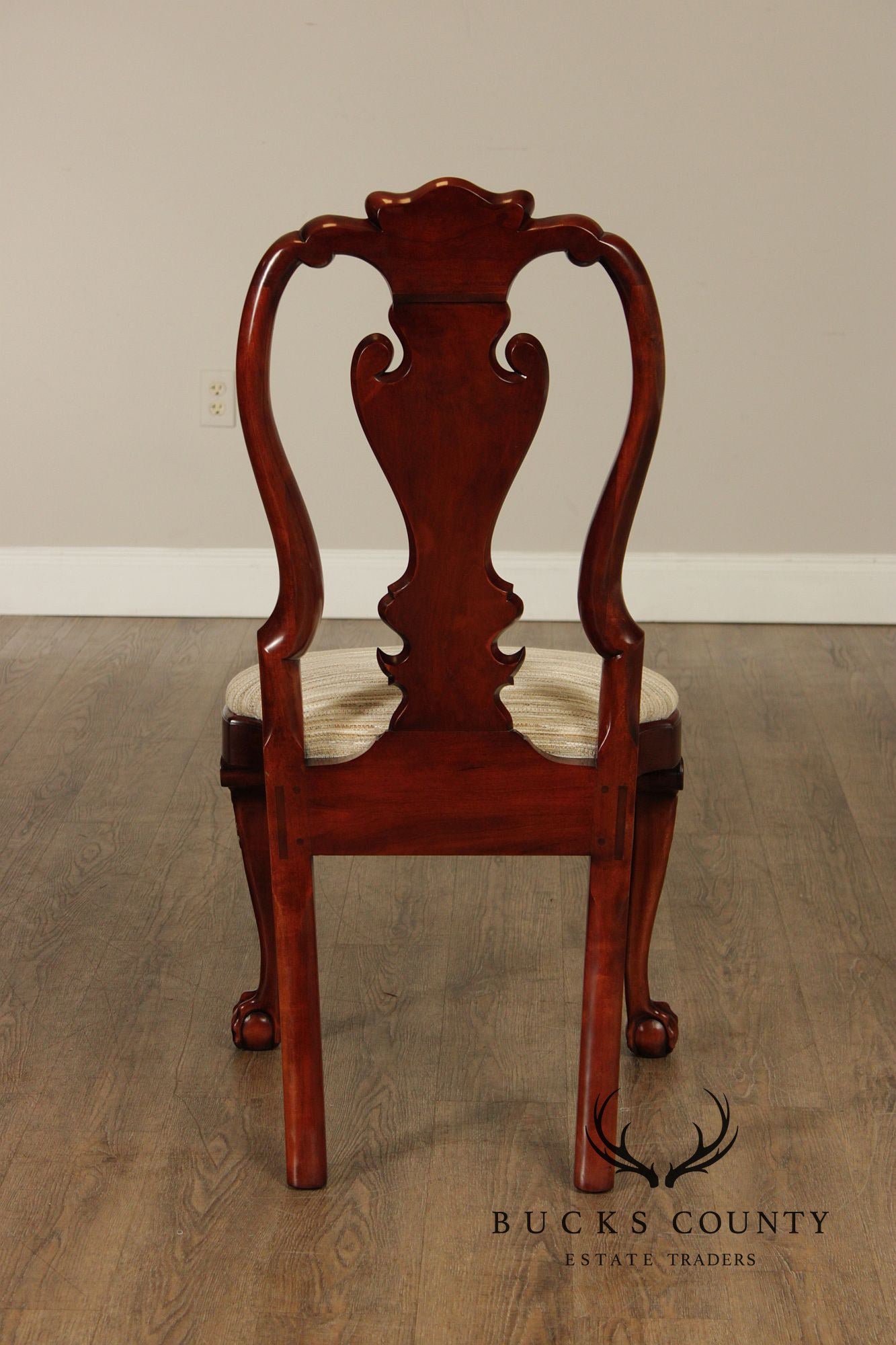Kindel Winterthur Collection Set Of Six Carved Dining Chairs