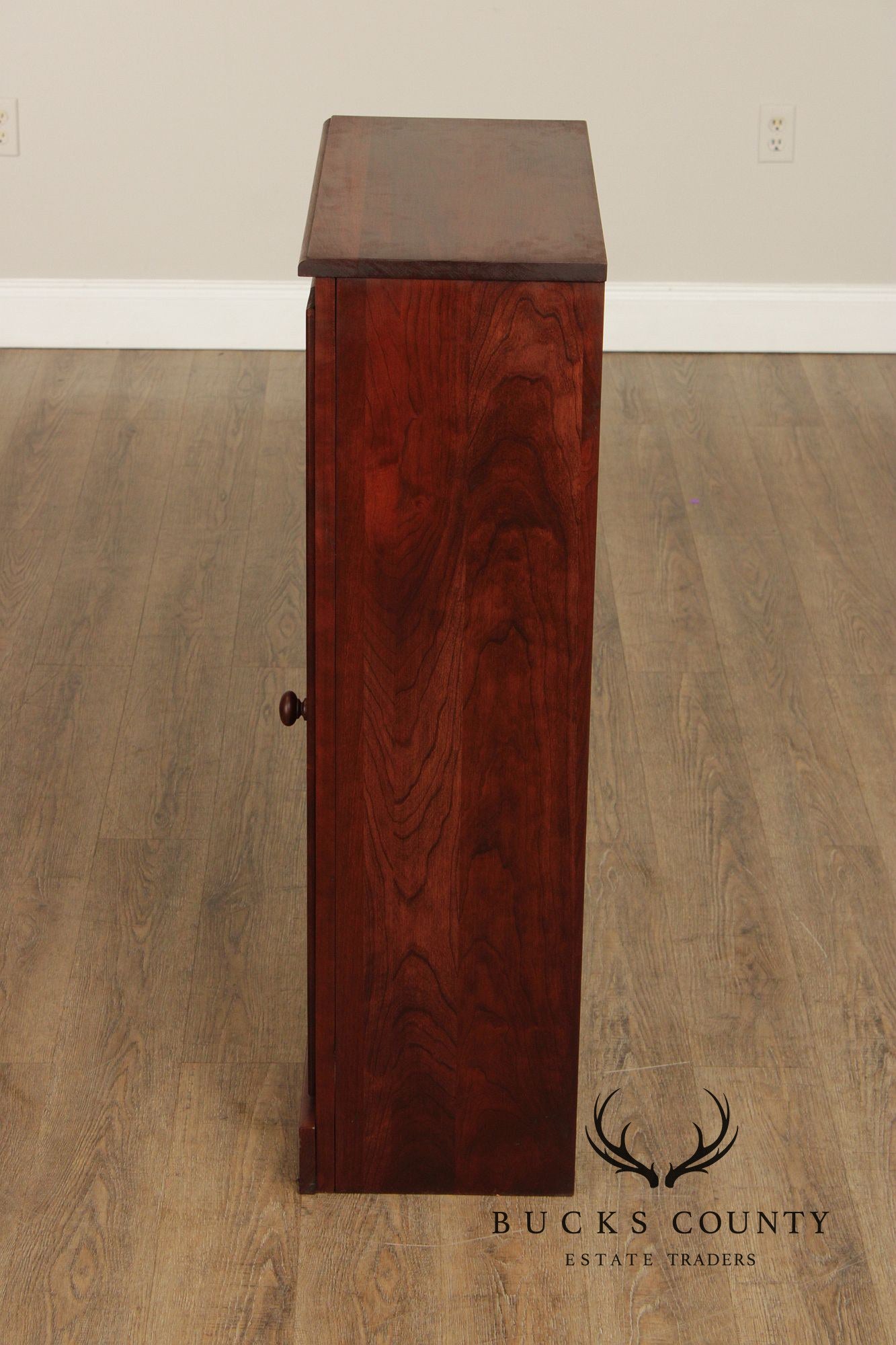 Woxall Woodcraft Custom Solid Cherry One Door Cabinet