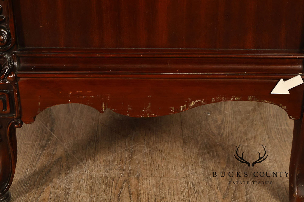 1940’s Flame Mahogany Writing Desk