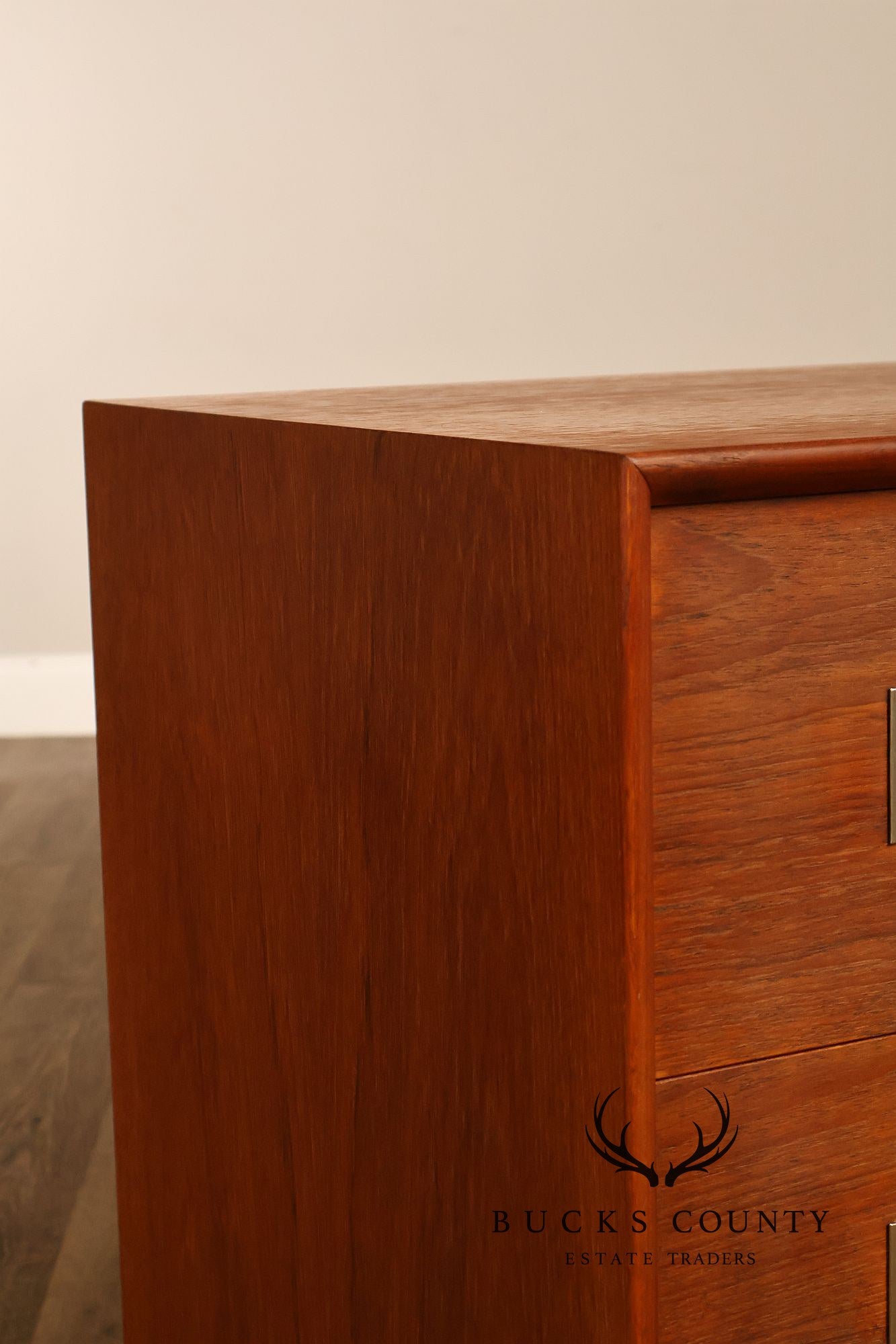 Mid Century Modern Teak Three Drawer Dresser