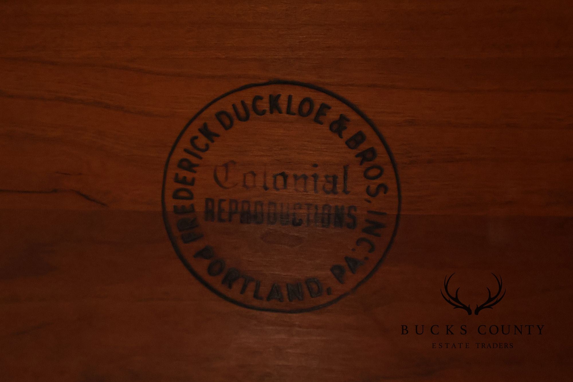 Frederick Duckloe Solid Cherry Expandable Dining Table