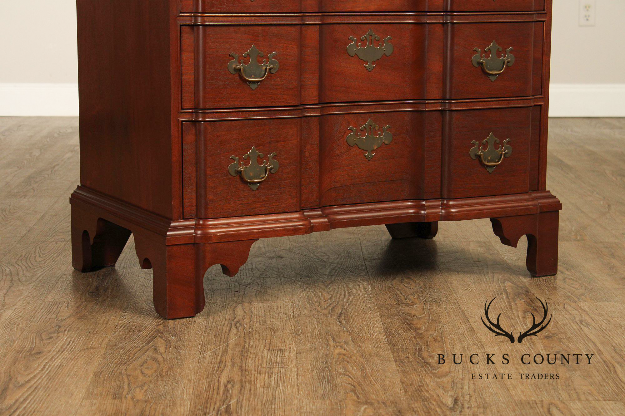 Bartley Collection Mahogany Blockfront Chest of Drawers