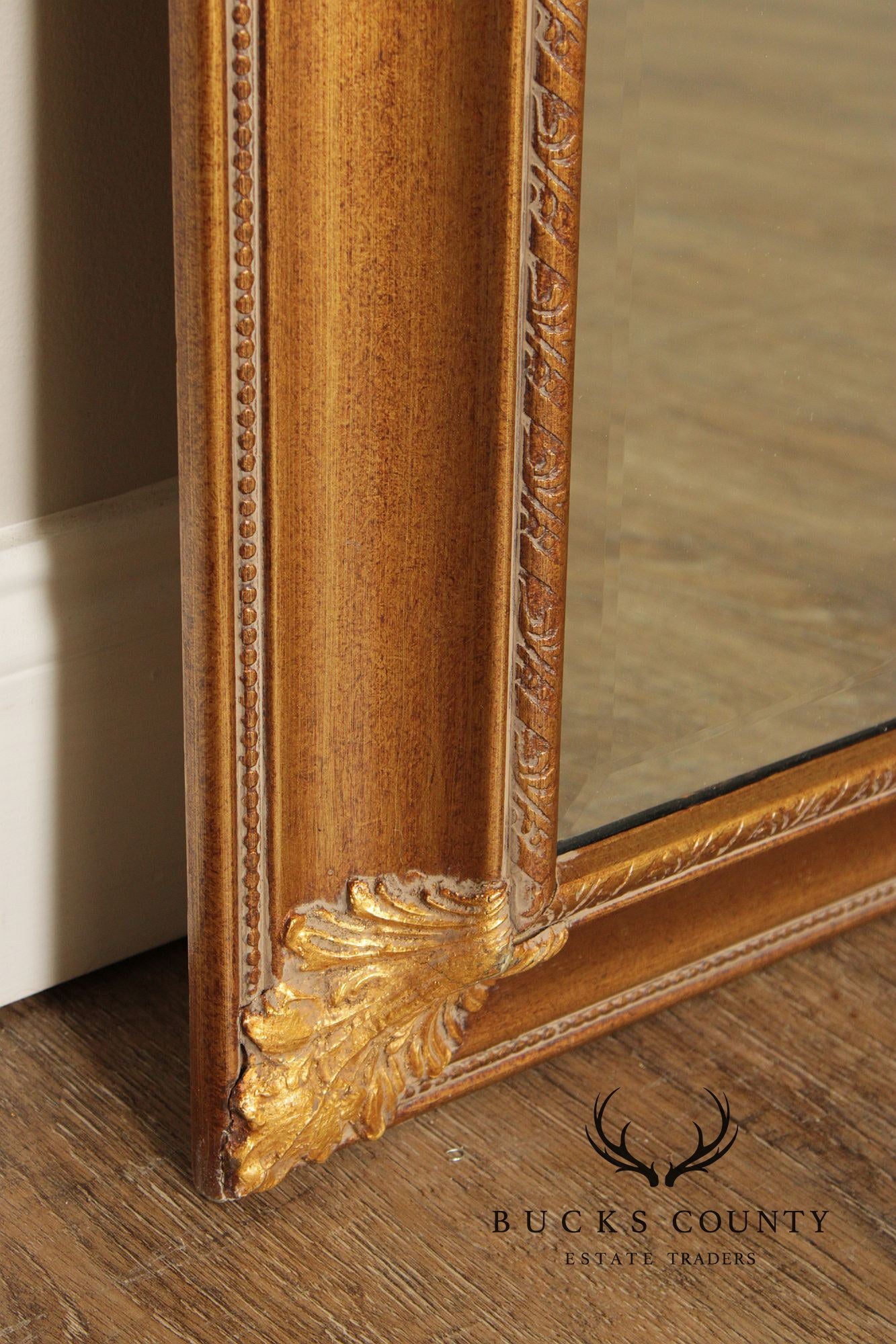 Neoclassical Style Giltwood Acanthus Leaf Wall Mirror