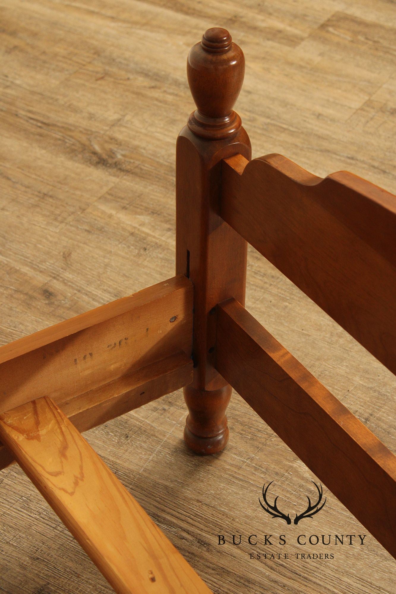 Ethan Allen Vintage Pair Of Maple Twin Size Beds