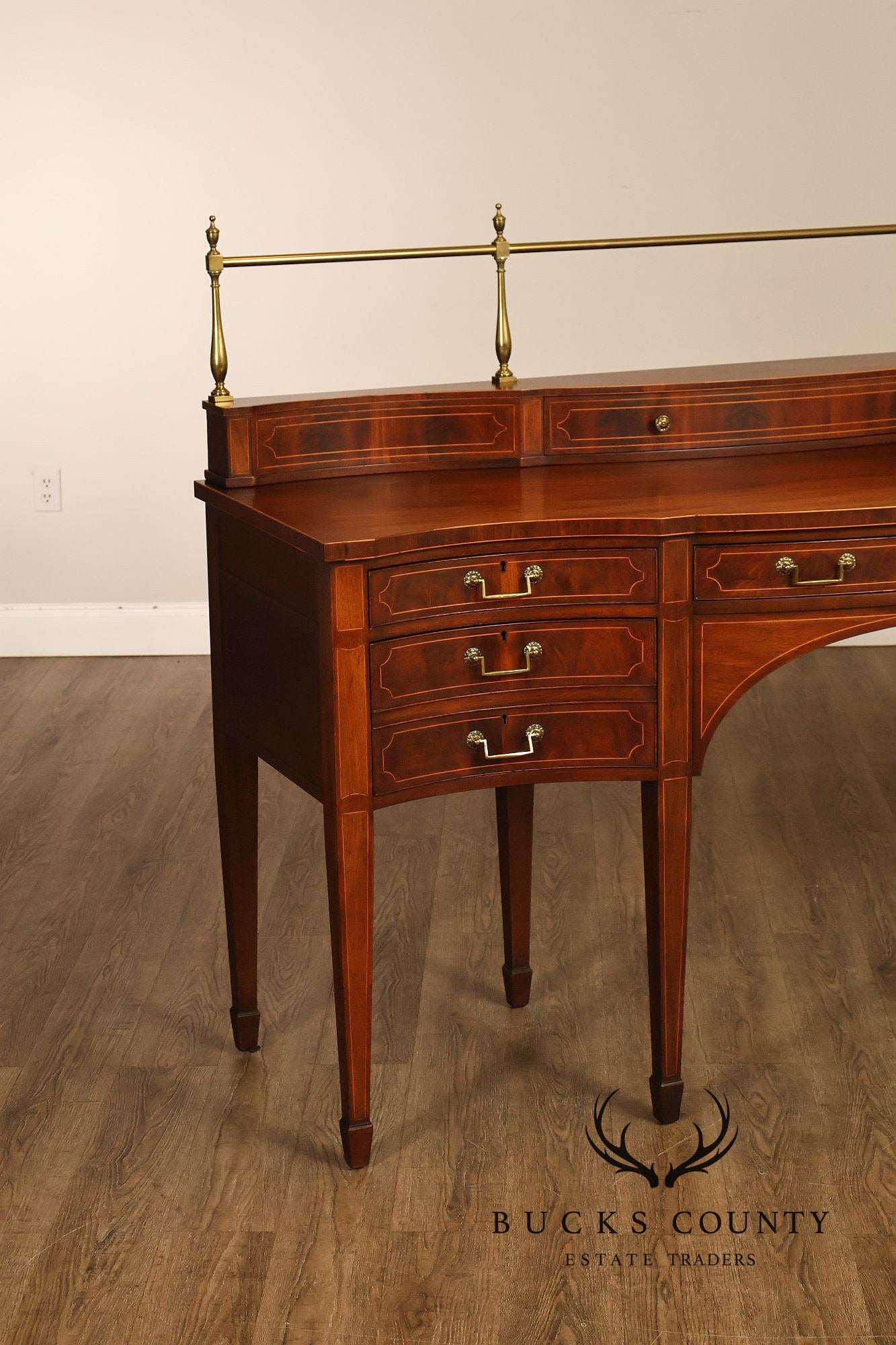 1940's Baker Regency Style Mahogany Sideboard
