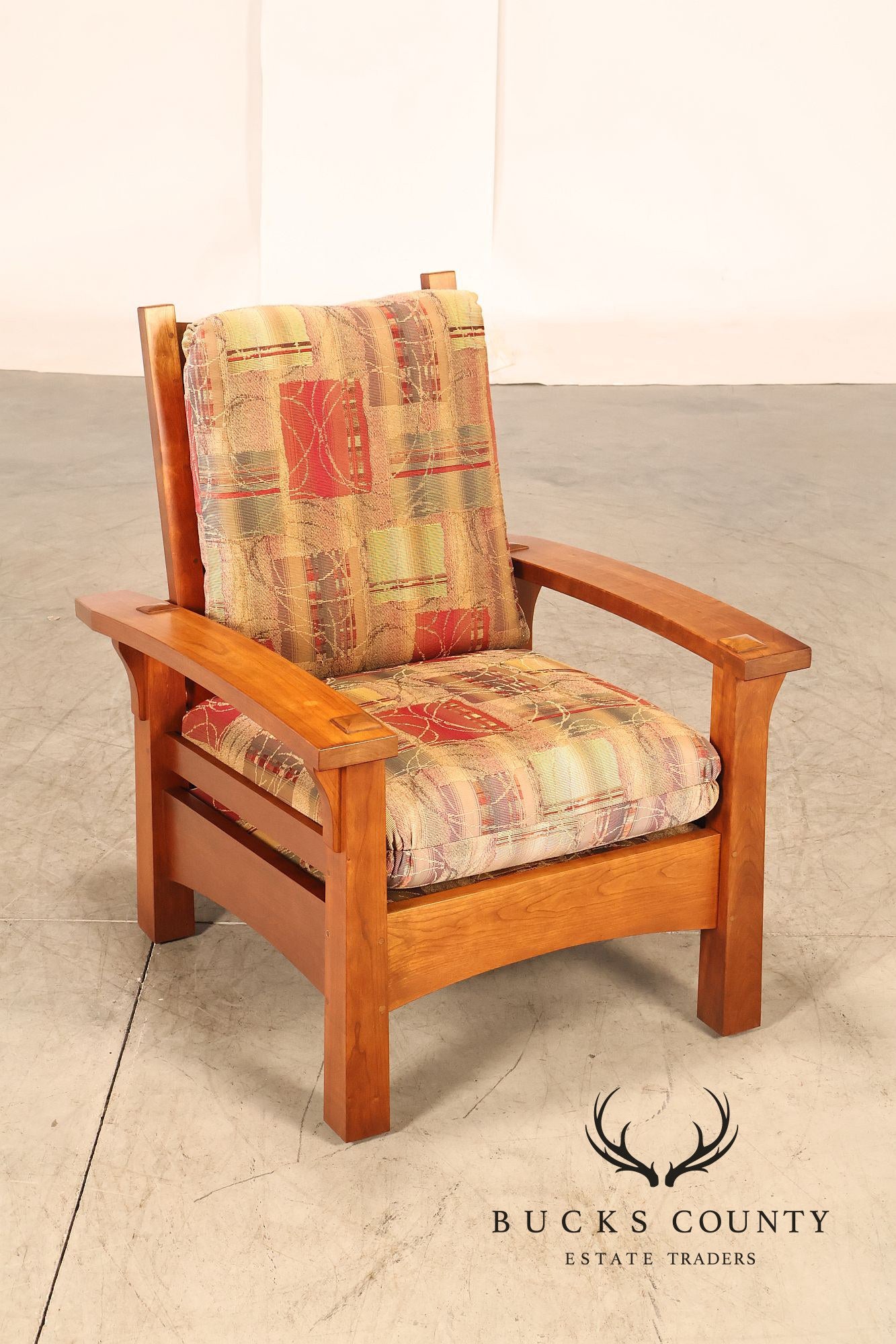 Stickley Mission Collection Cherry "Gus" Morris Chair