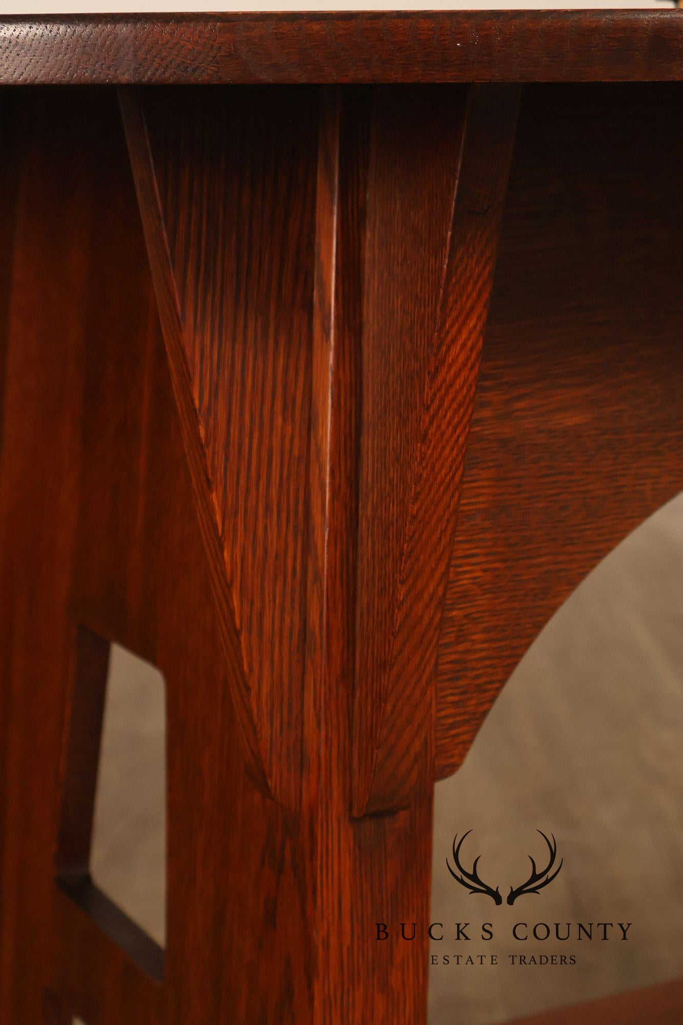 Stickley Mission Collection Oak Limbert Library Table