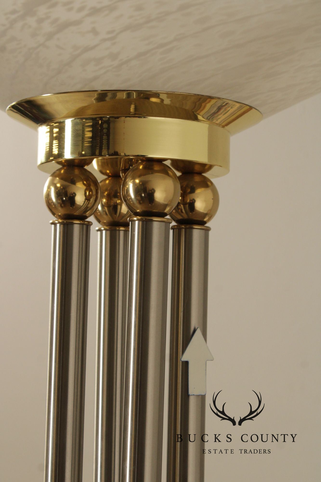 Relco Italian Modern Torchiere Floor Lamp