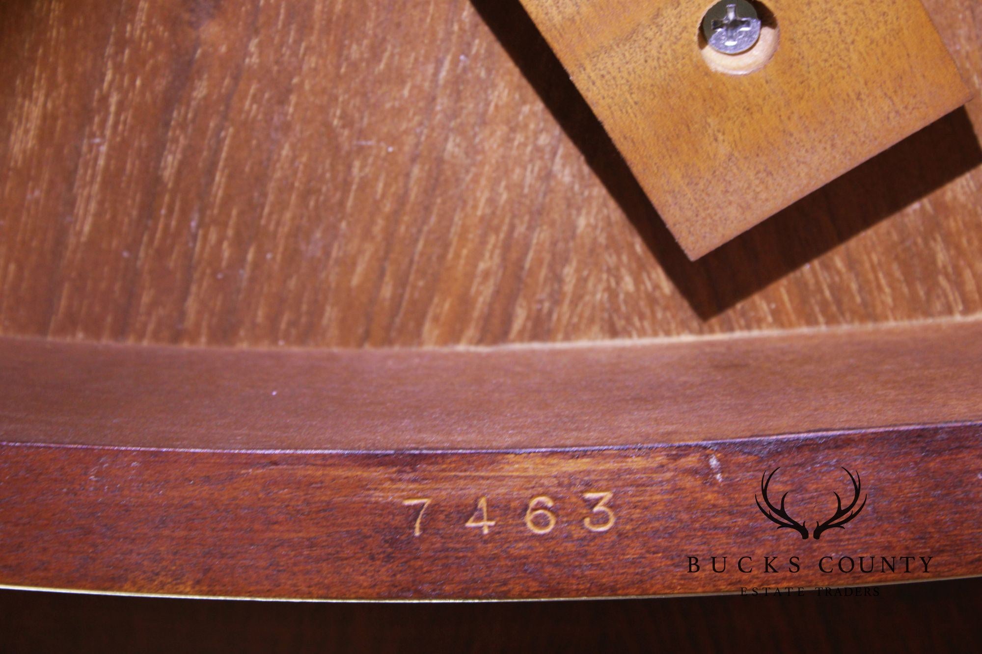 John Widdicomb Round Mahogany Dining Table Designed By Chad Womack